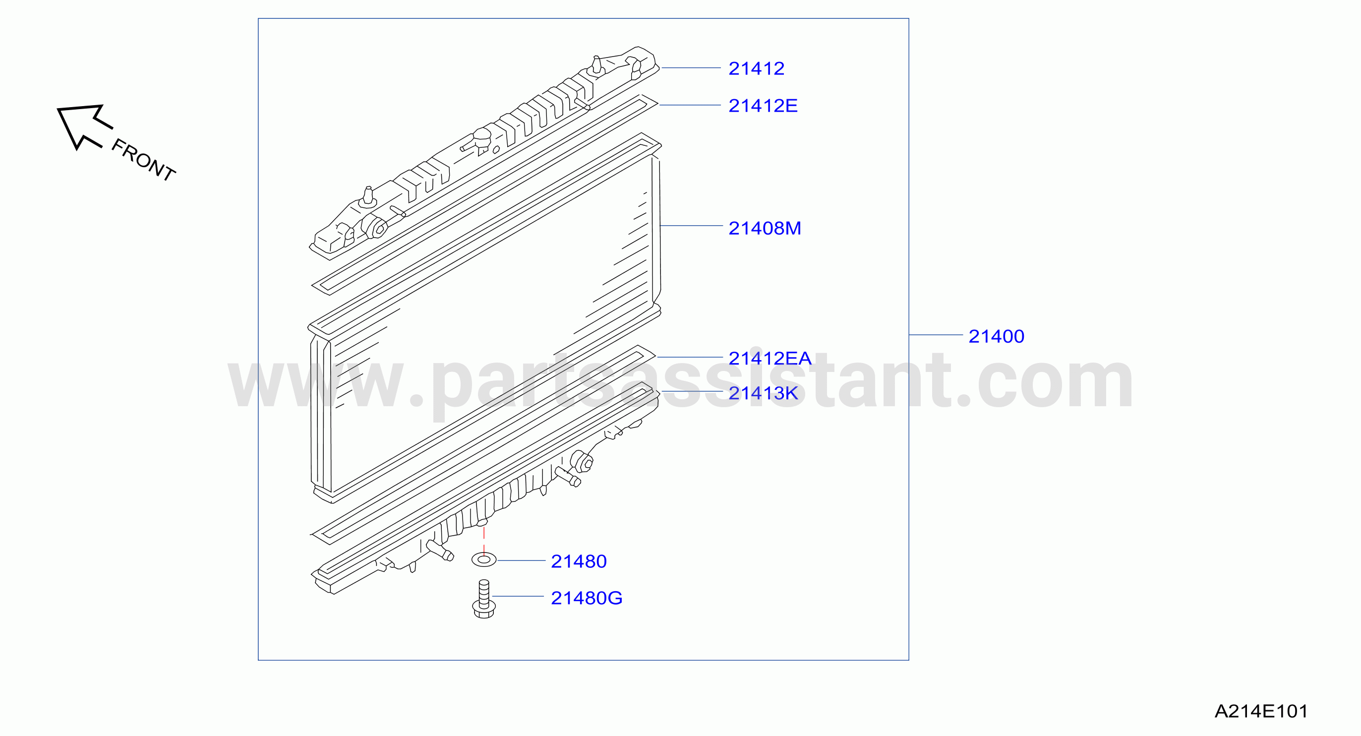 Radiator Shroud Inverter Cooling Radiator