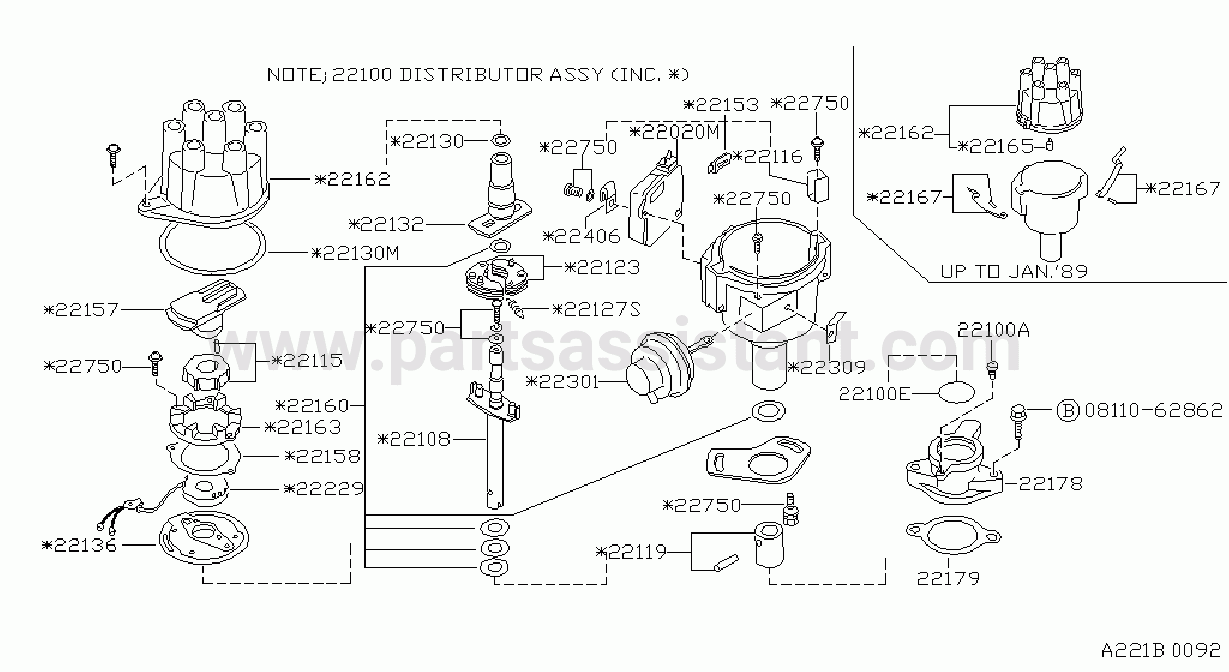 Distributor Ignition Timing Sensor