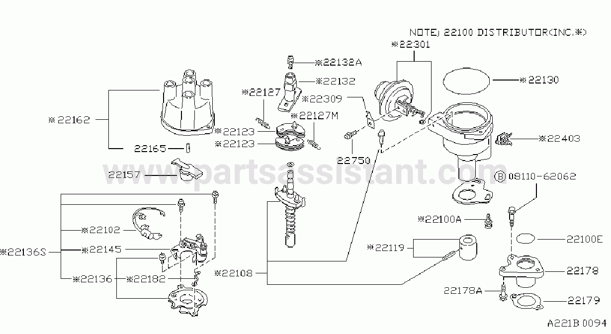 Distributor Ignition Timing Sensor