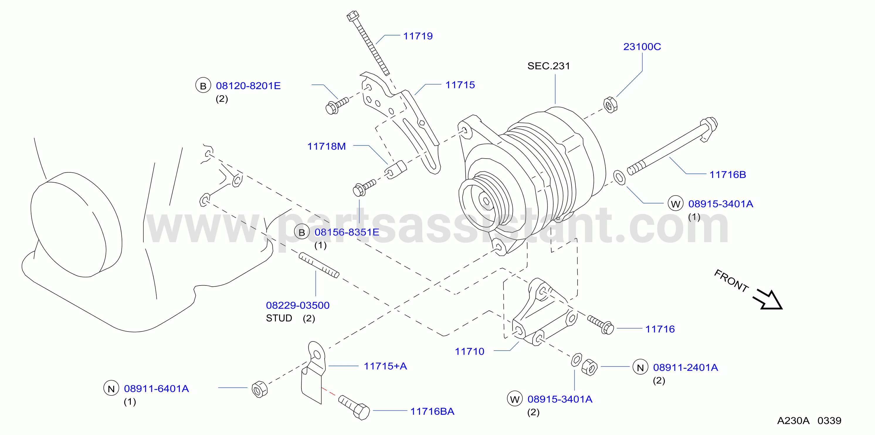Alternator Fitting