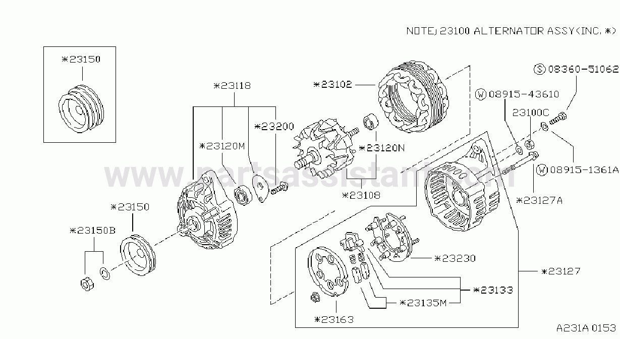 Alternator Hitachi