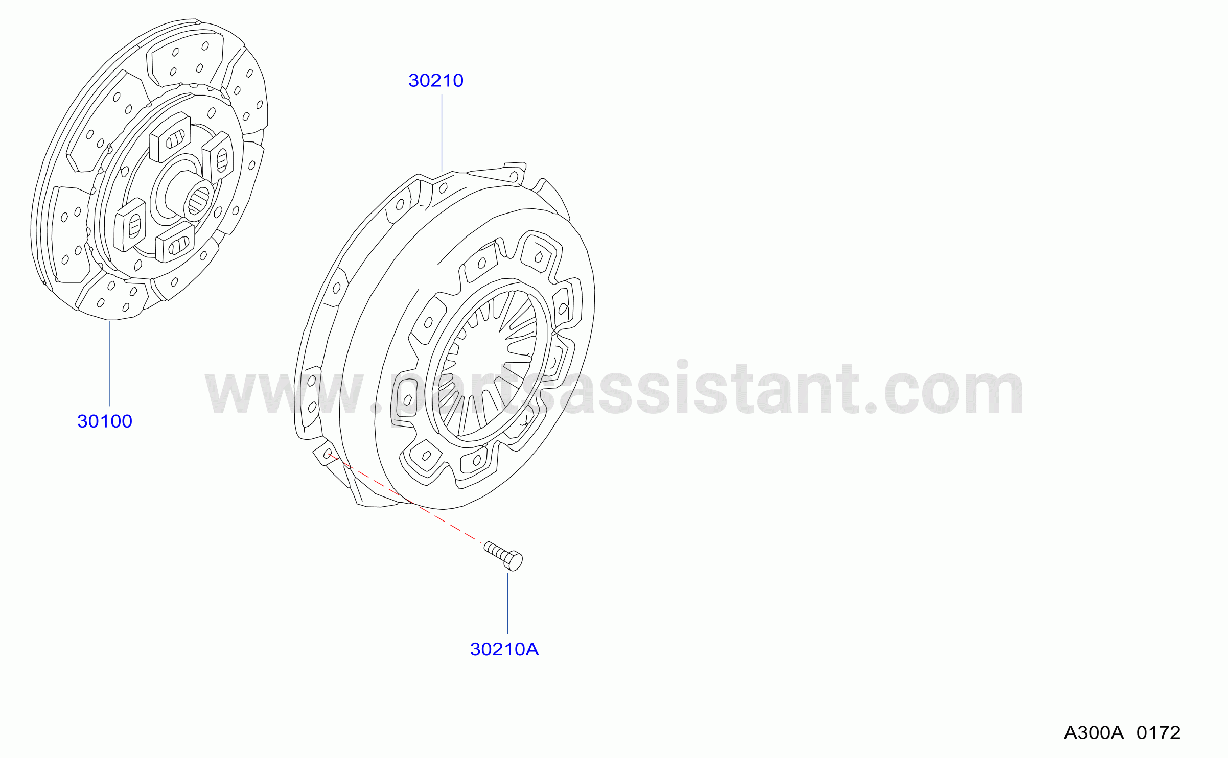 Clutch Cover Disc Release Parts