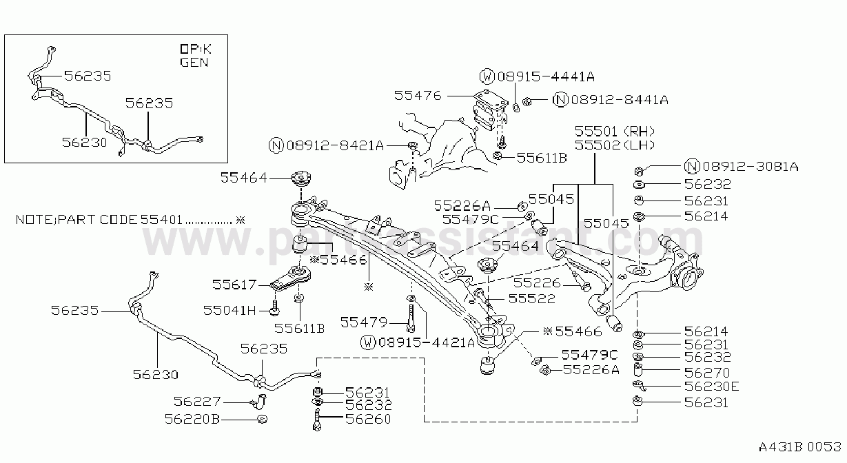 Rear Suspension Member Irs