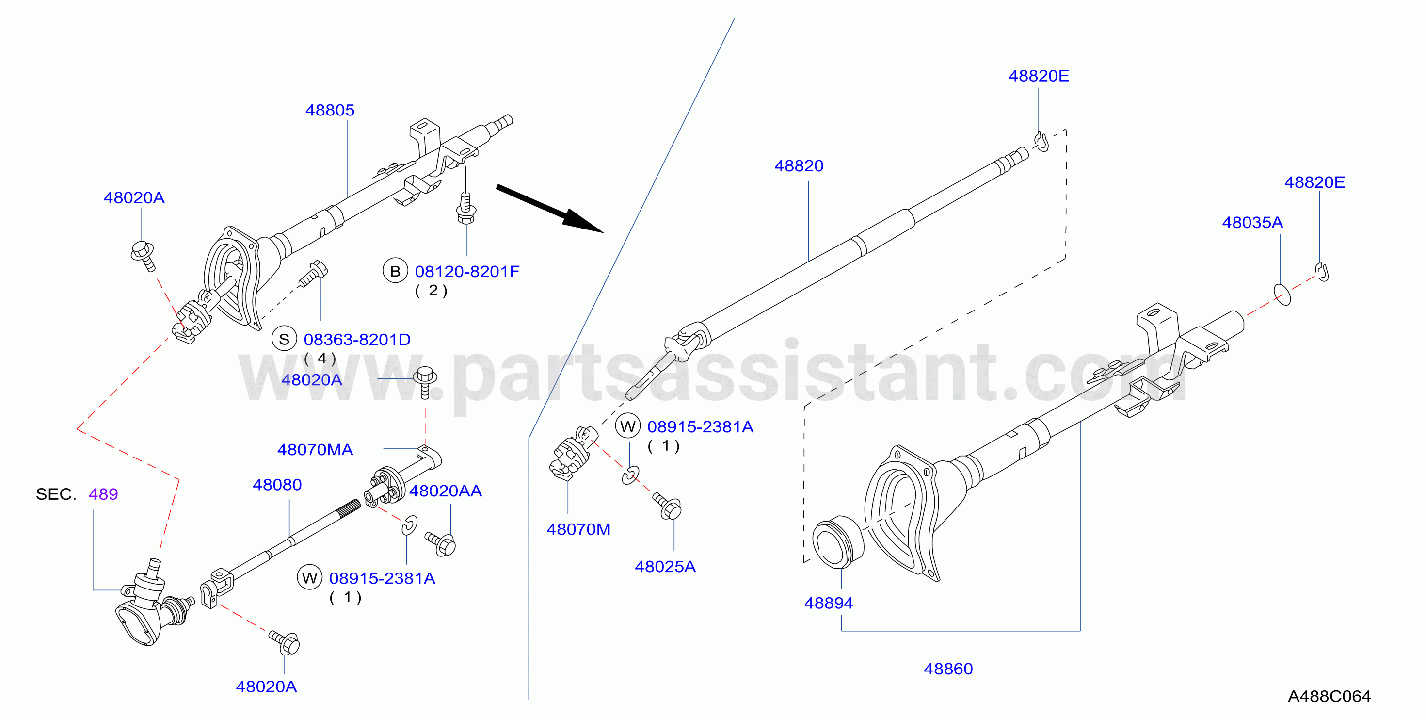 Steering Column F / Clas7 F / Hevy2 F / Pwst2