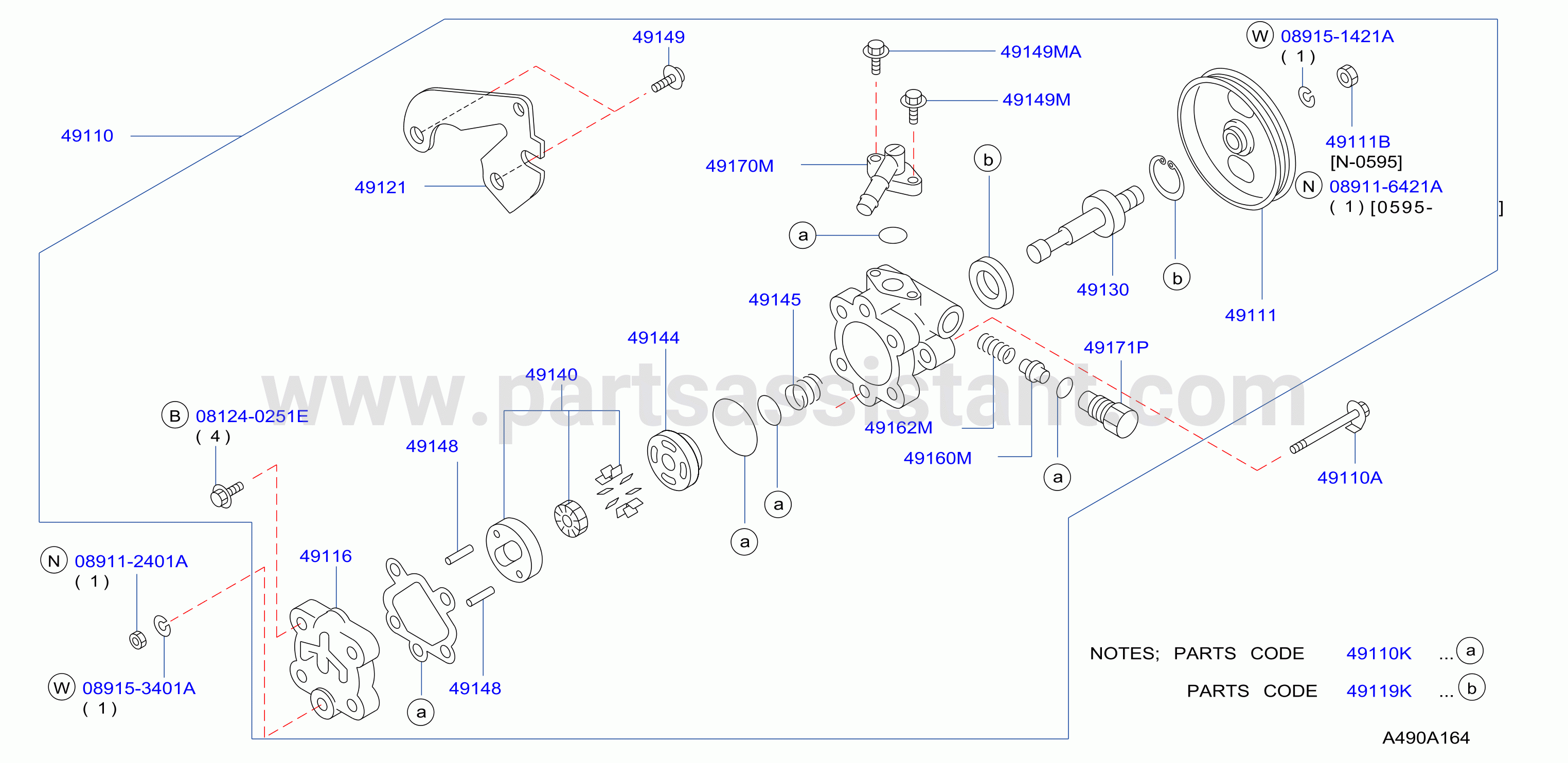 Power Steering Pump F / Pwr Strg