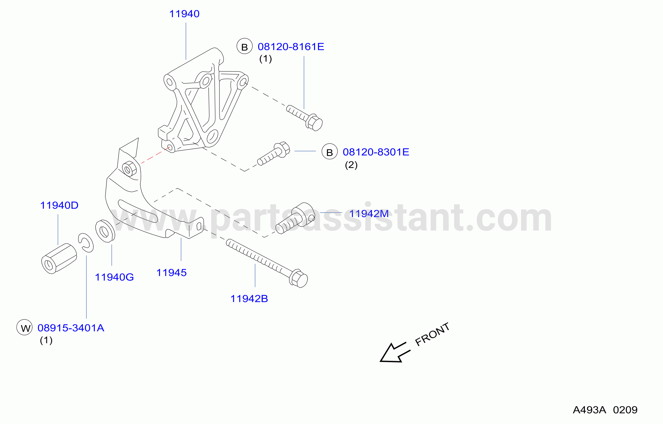 Power Steering Pump Mounting