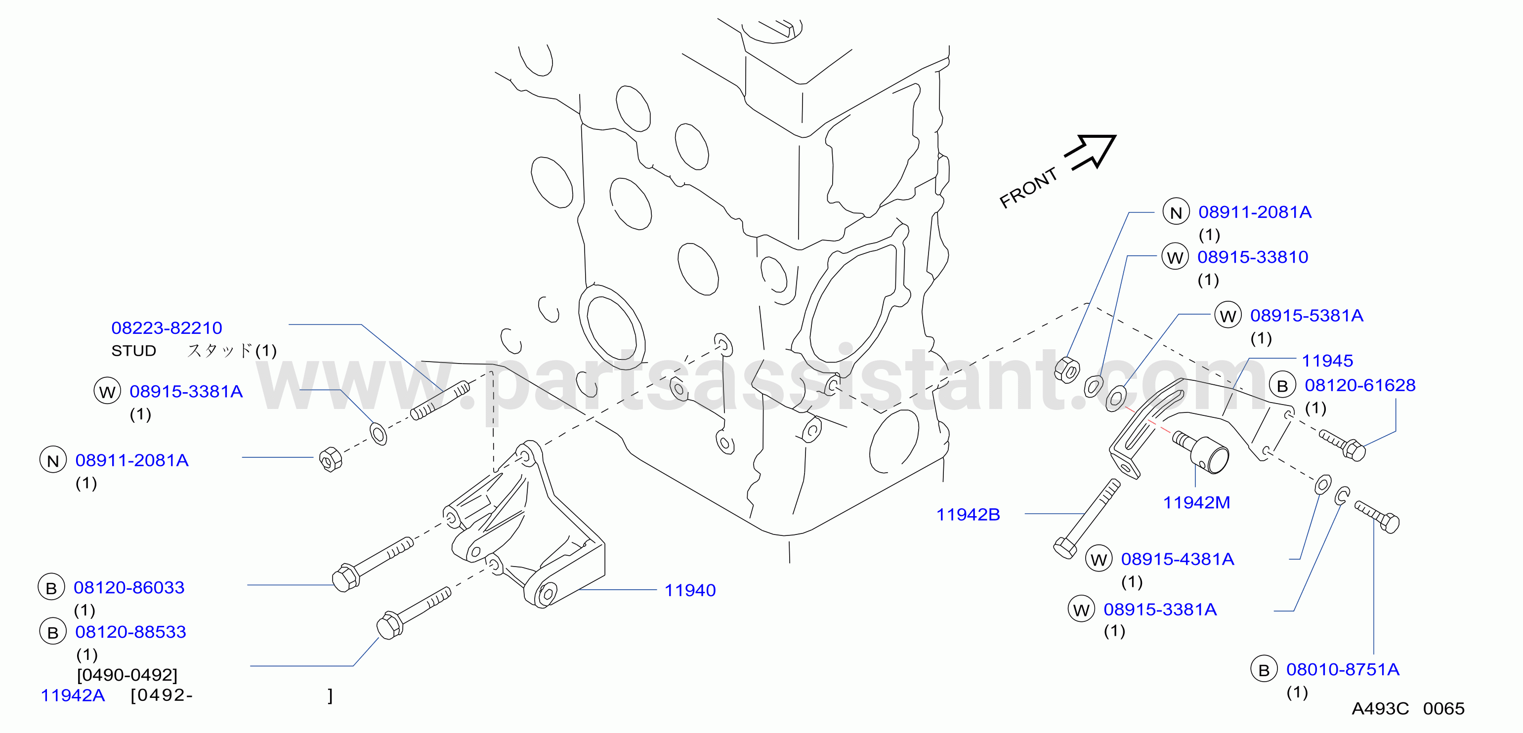 Power Steering Pump Mounting