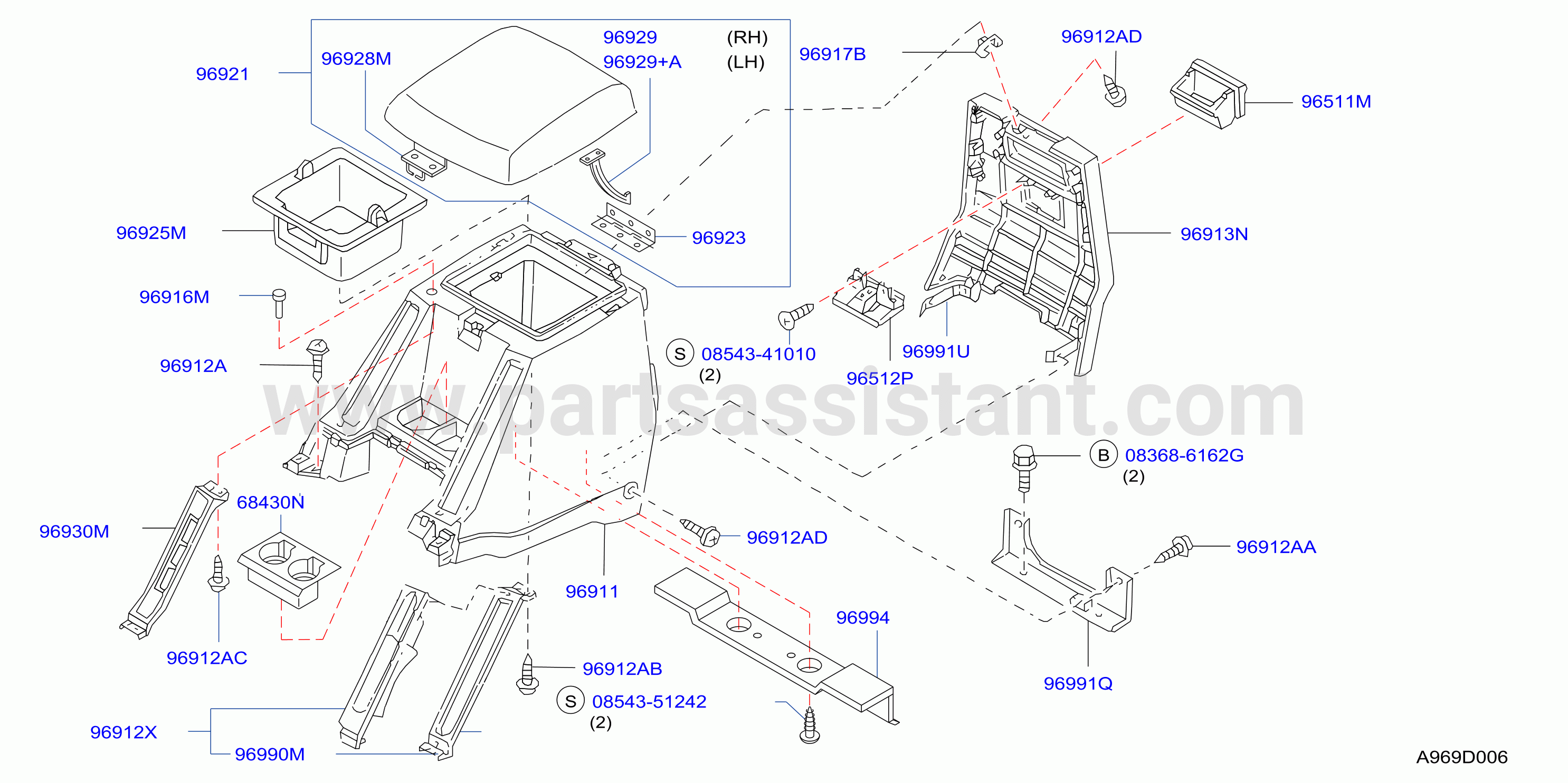 Console Box Console Assy Ctr