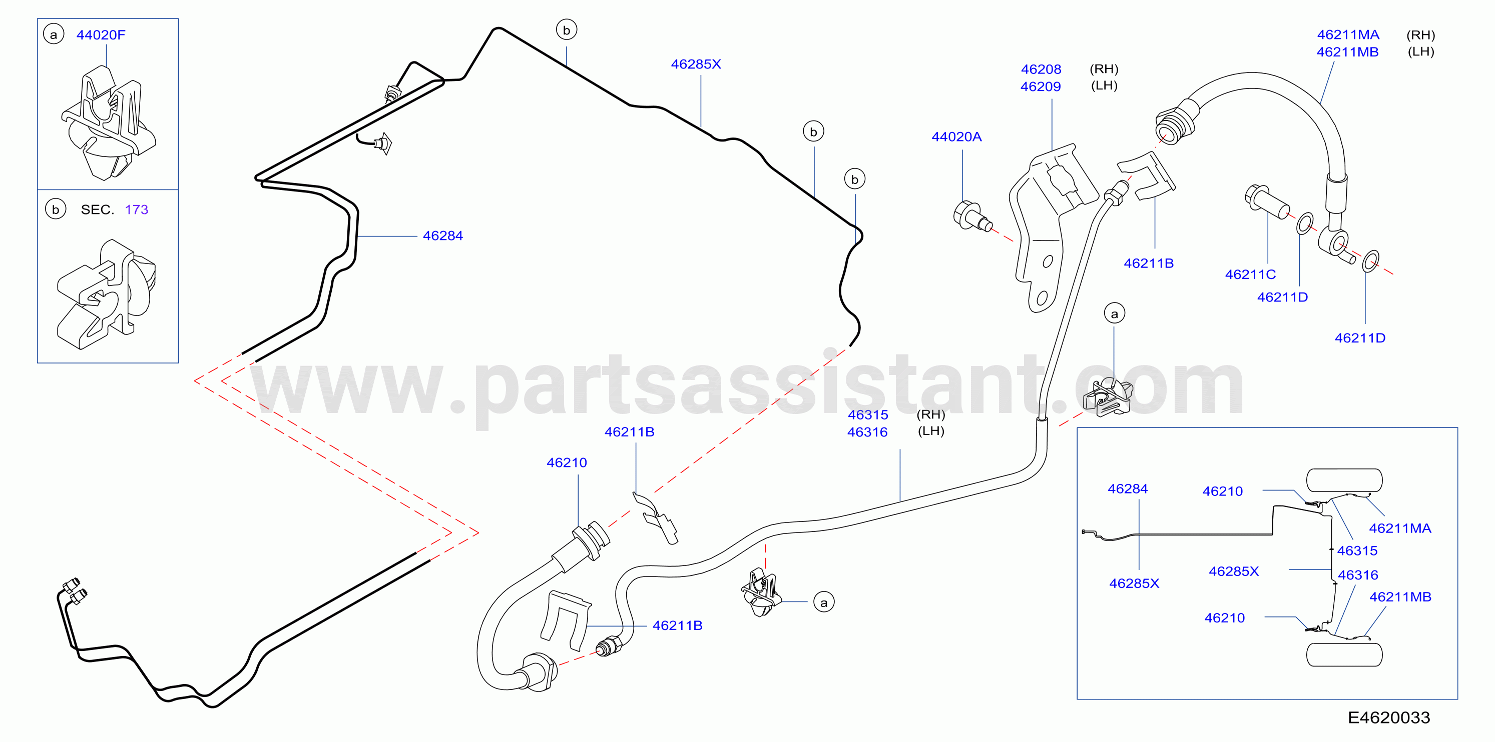 Brake Piping Control Rear Pipe