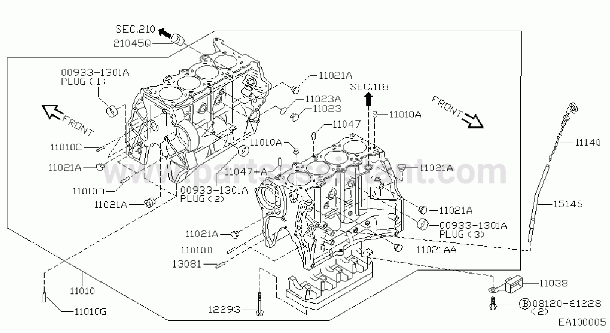Cylinder Block Oil Pan