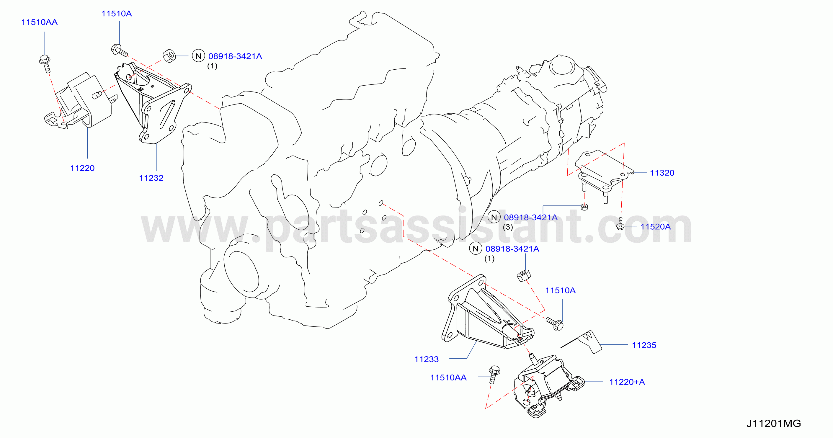 Engine Transmission Mounting