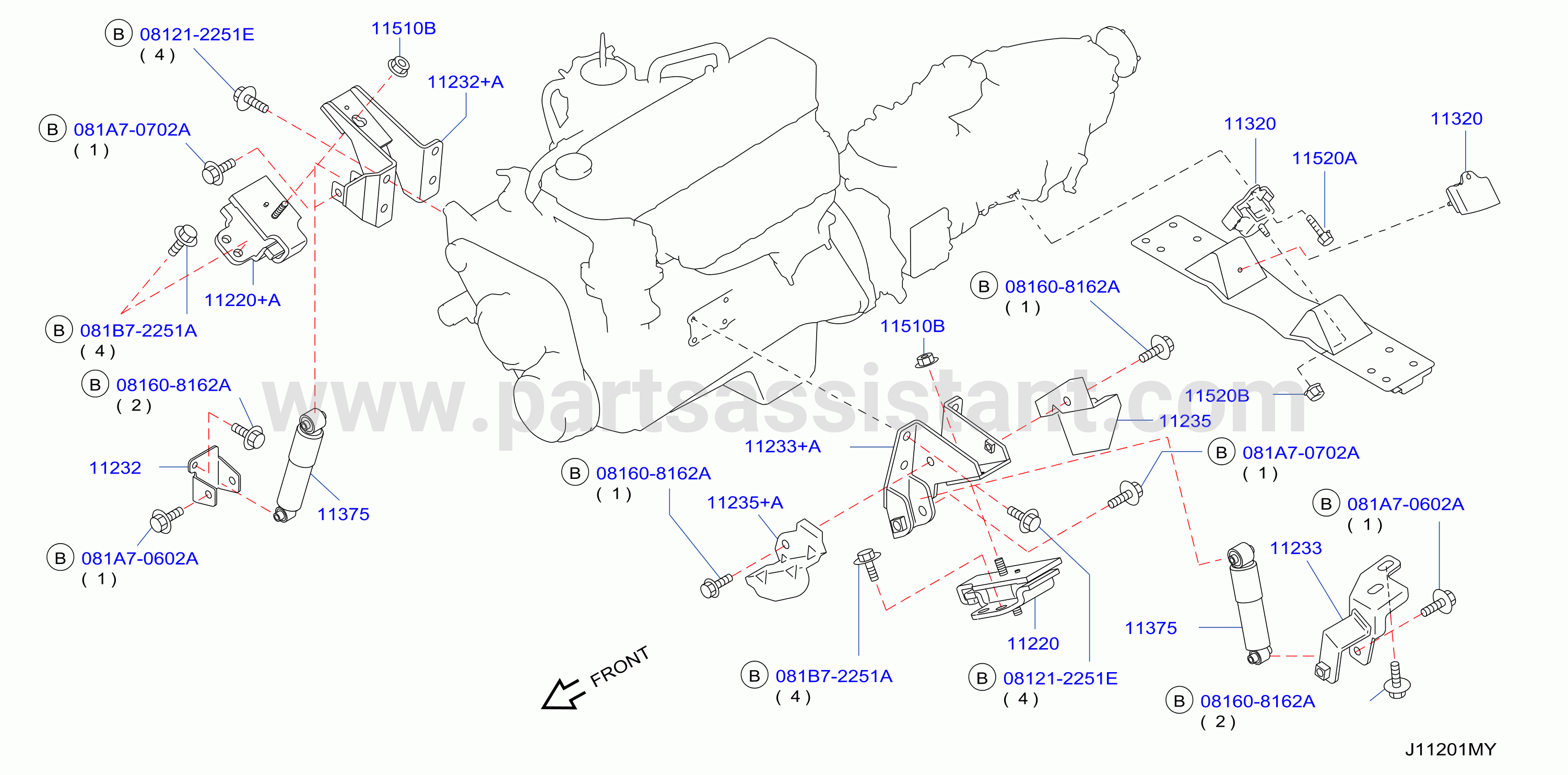 Engine Transmission Mounting