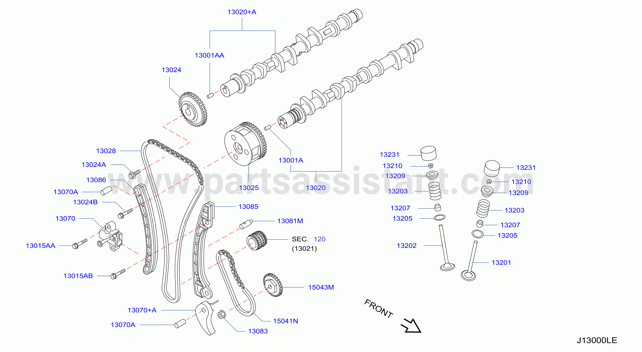 Camshaft Valve Mechanism Camshaft Valve Mechanism