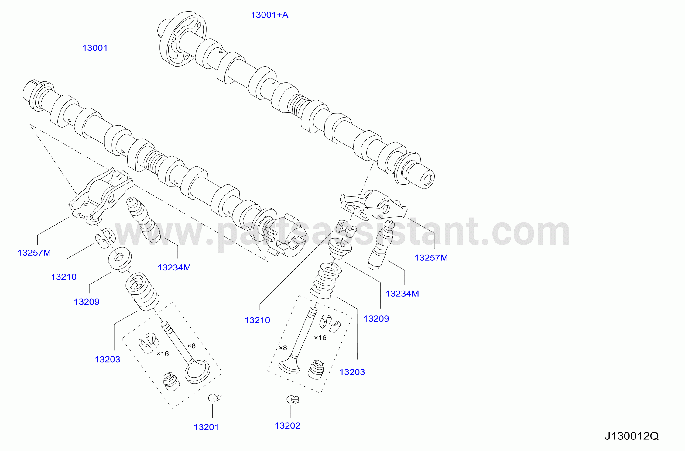 Camshaft Valve Mechanism Timing Gear Camshaft 1