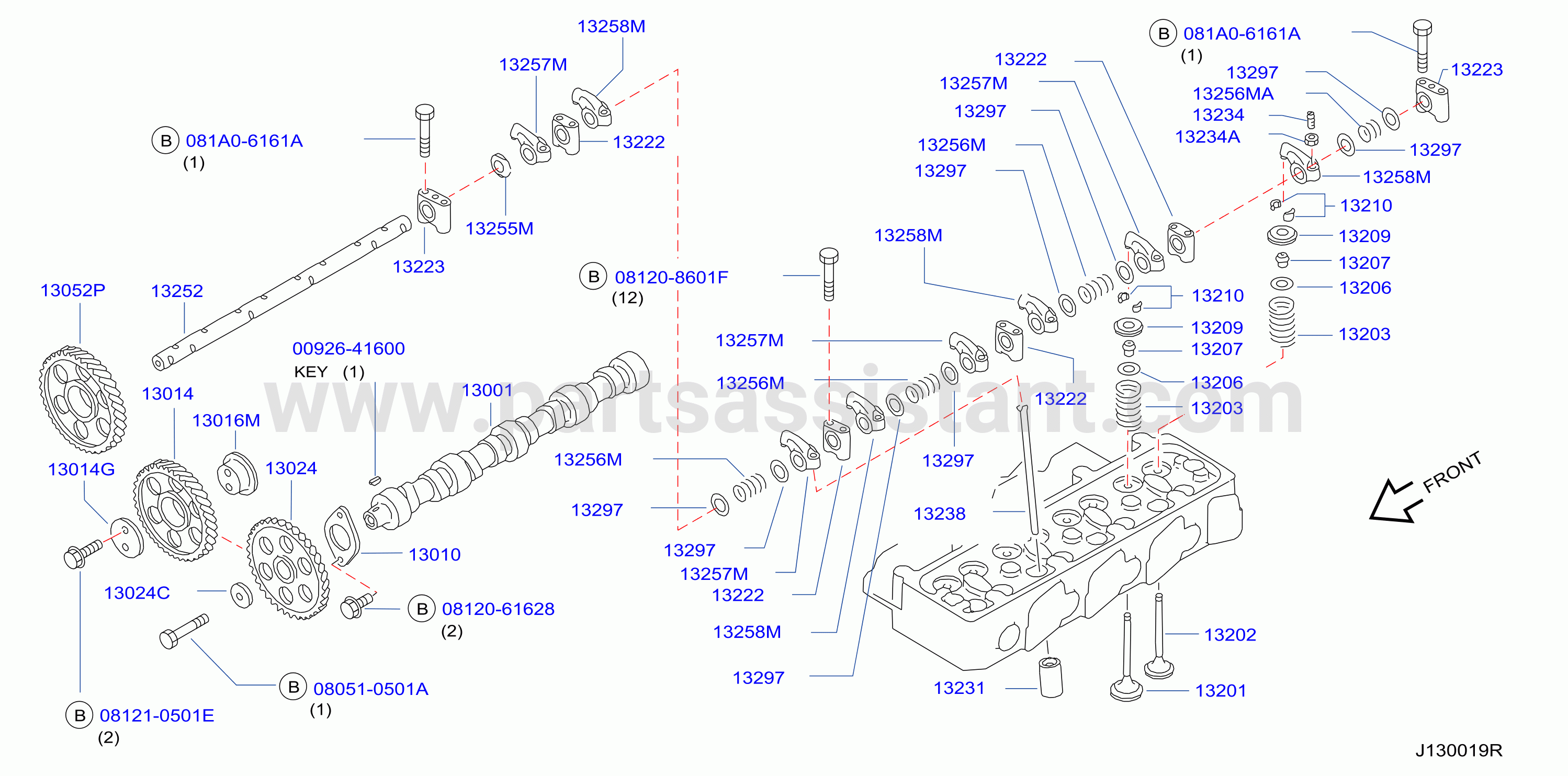 Camshaft Valve Mechanism Camshaft Valve Mechanism
