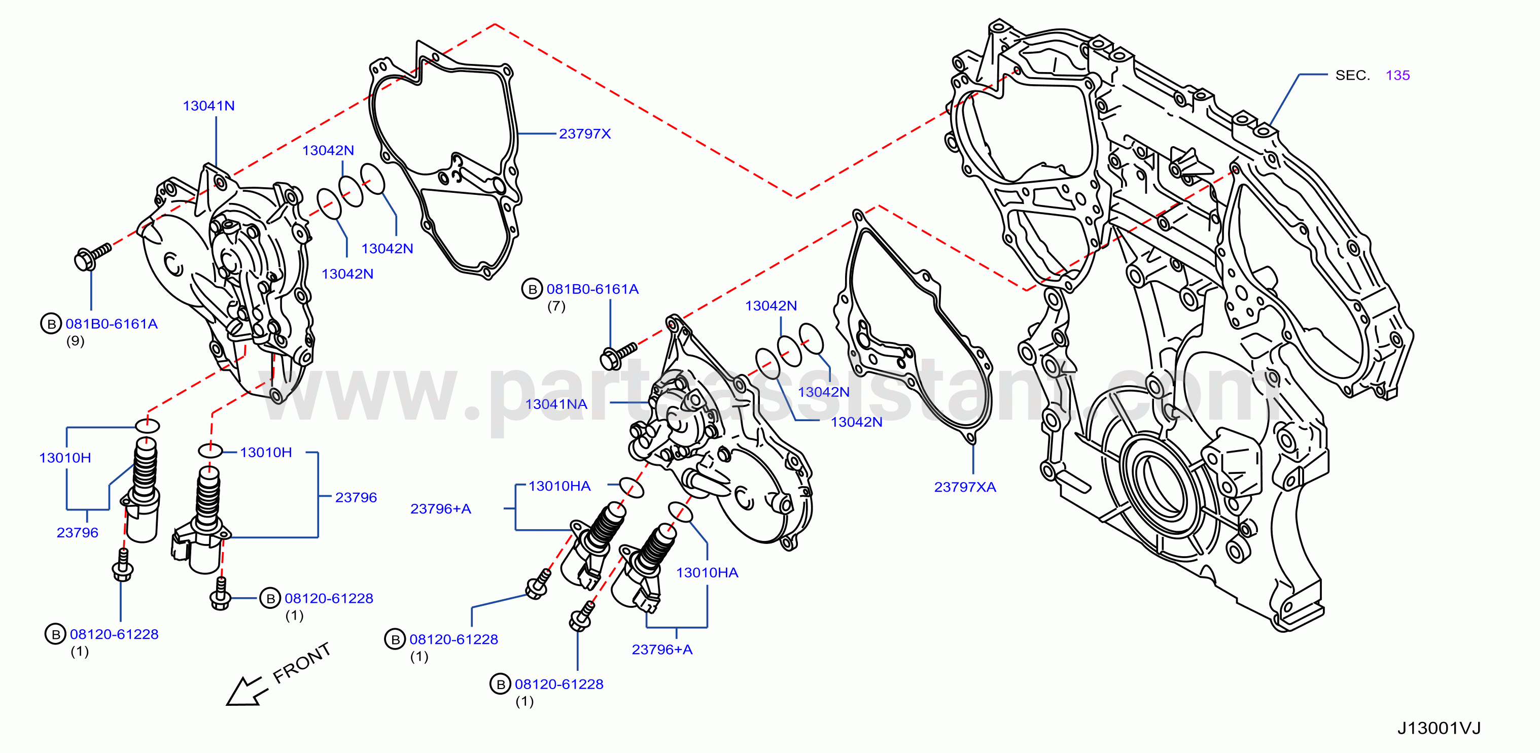 Camshaft Valve Mechanism Vtc Cover
