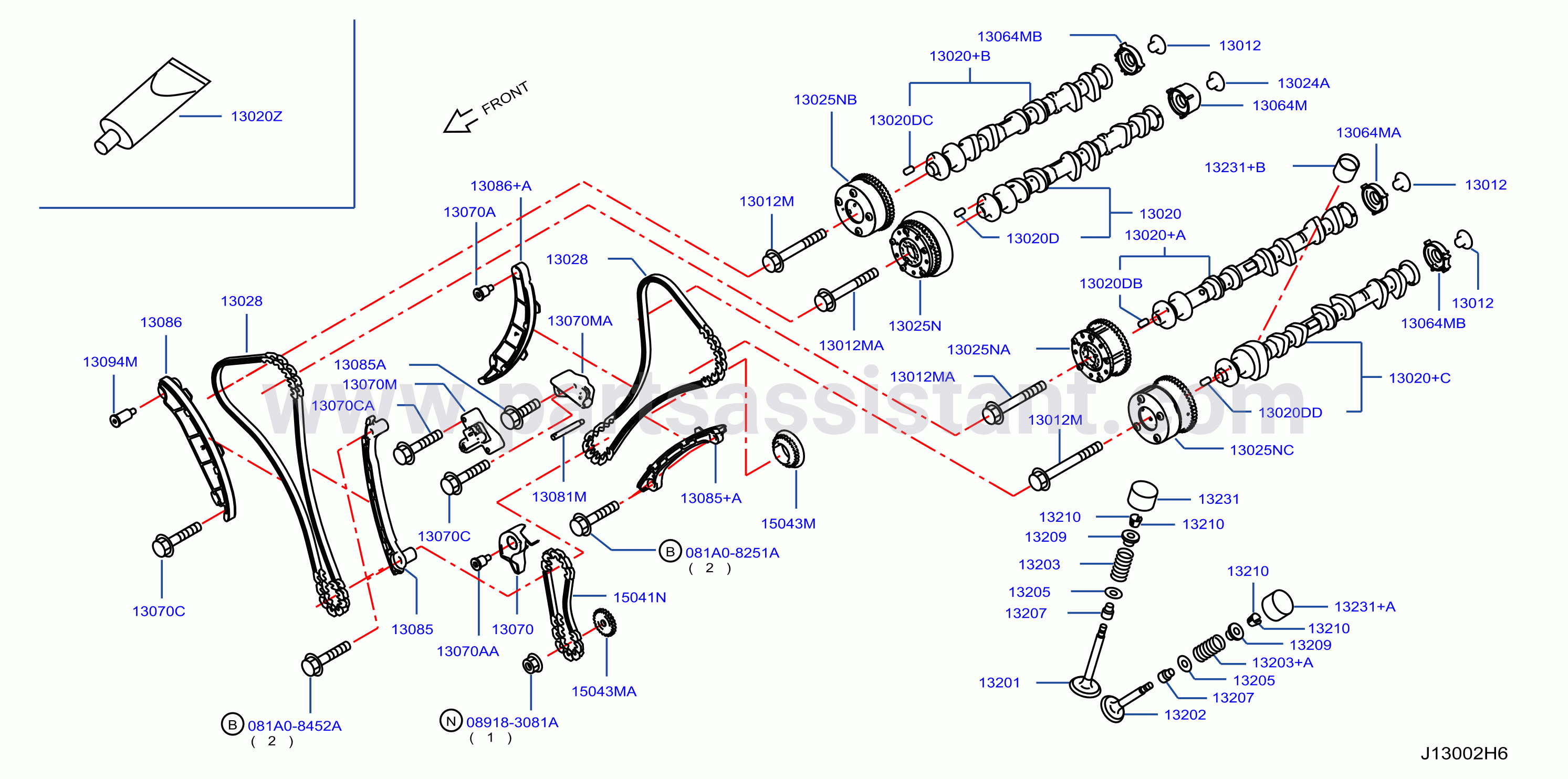 Camshaft Valve Mechanism Camshaft Valve Mechanism