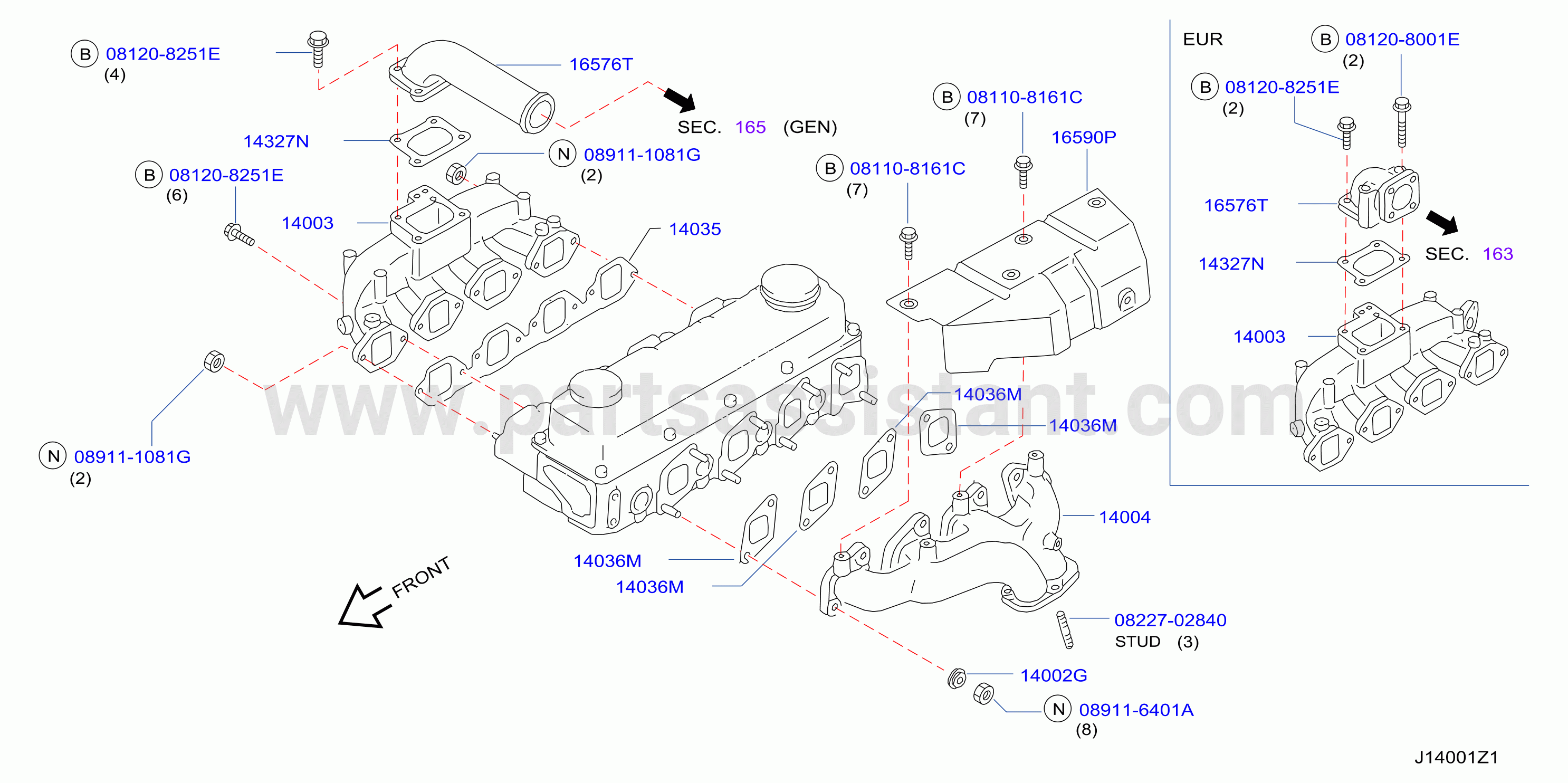 Manifold Intake Parts