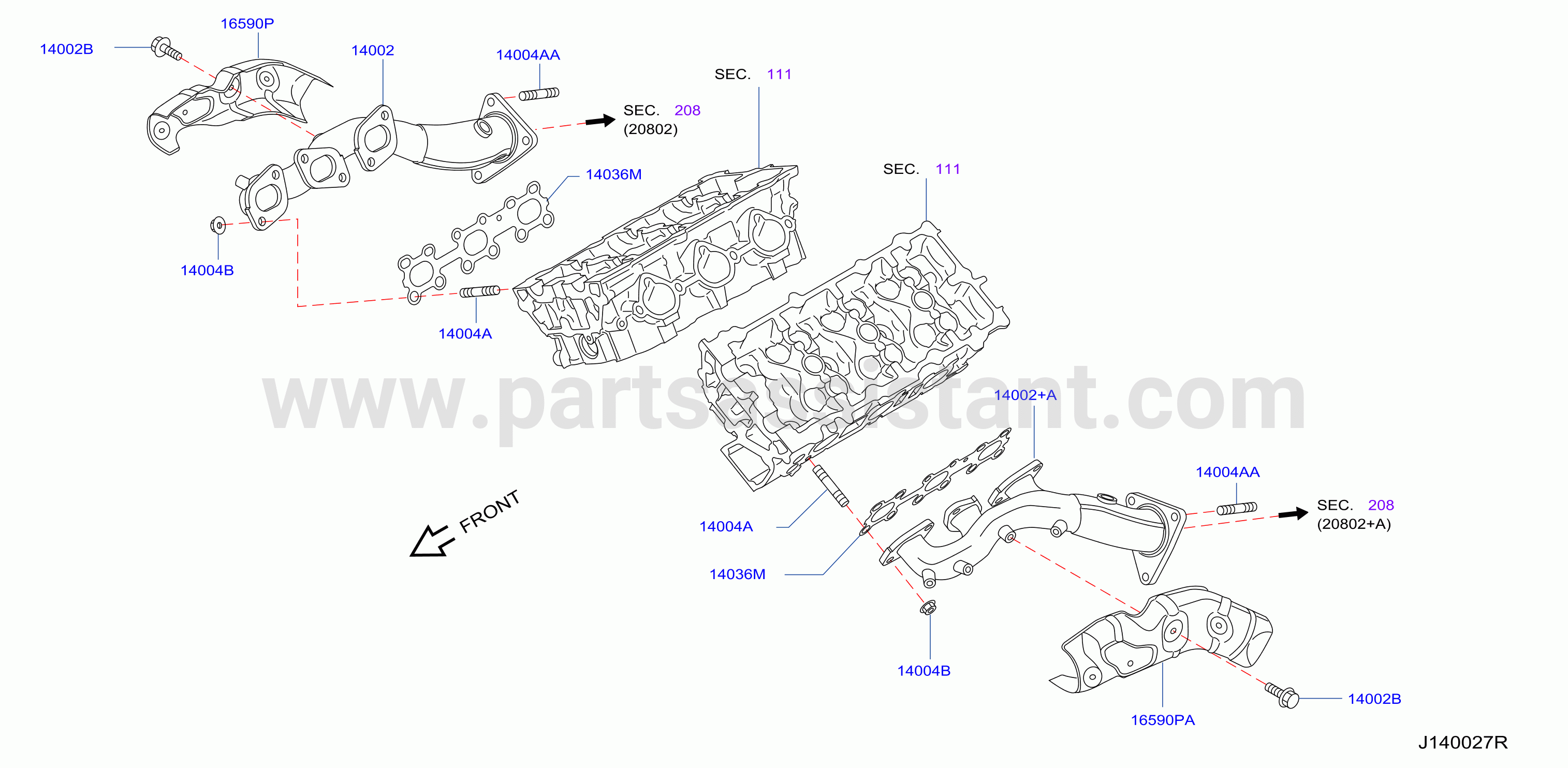 Manifold Intake Parts