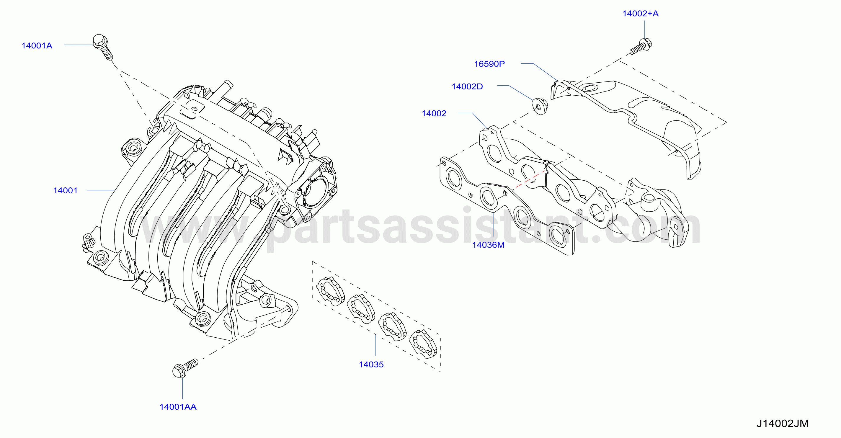 Manifold Intake Parts