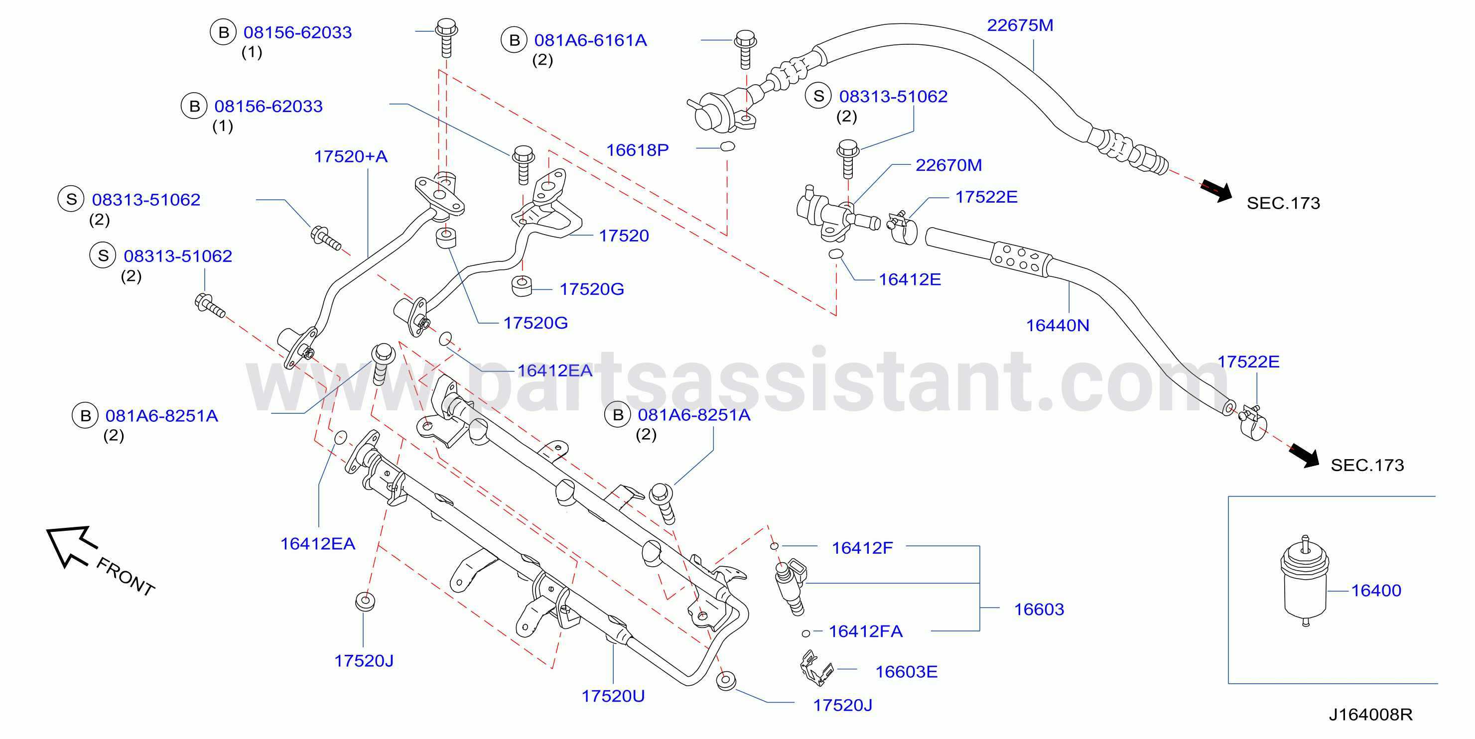 Fuel Strainer Fuel Hose
