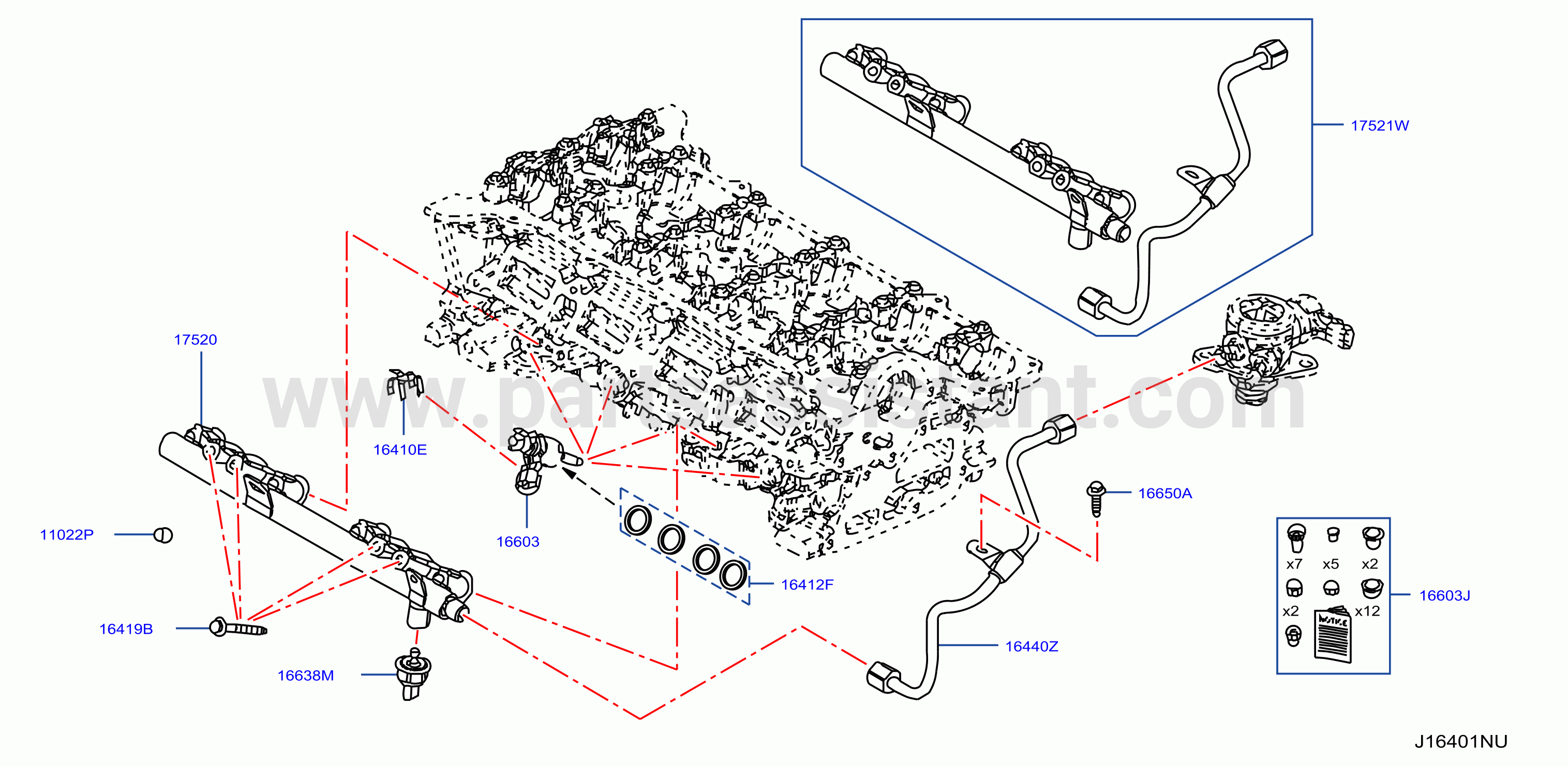 Fuel Strainer Fuel Hose Injection System