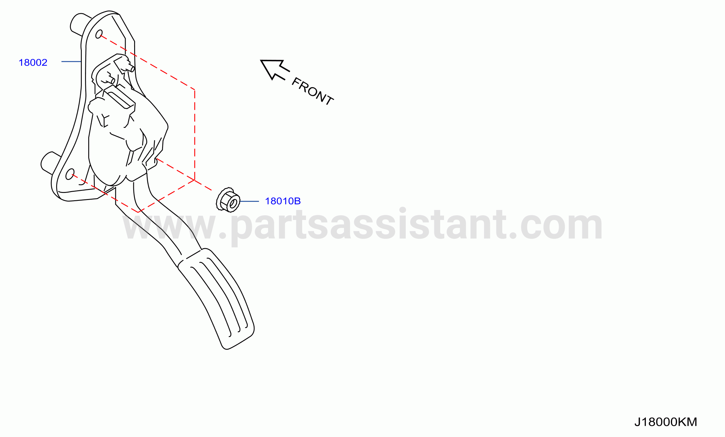 Accelerator Linkage W / O Brkt