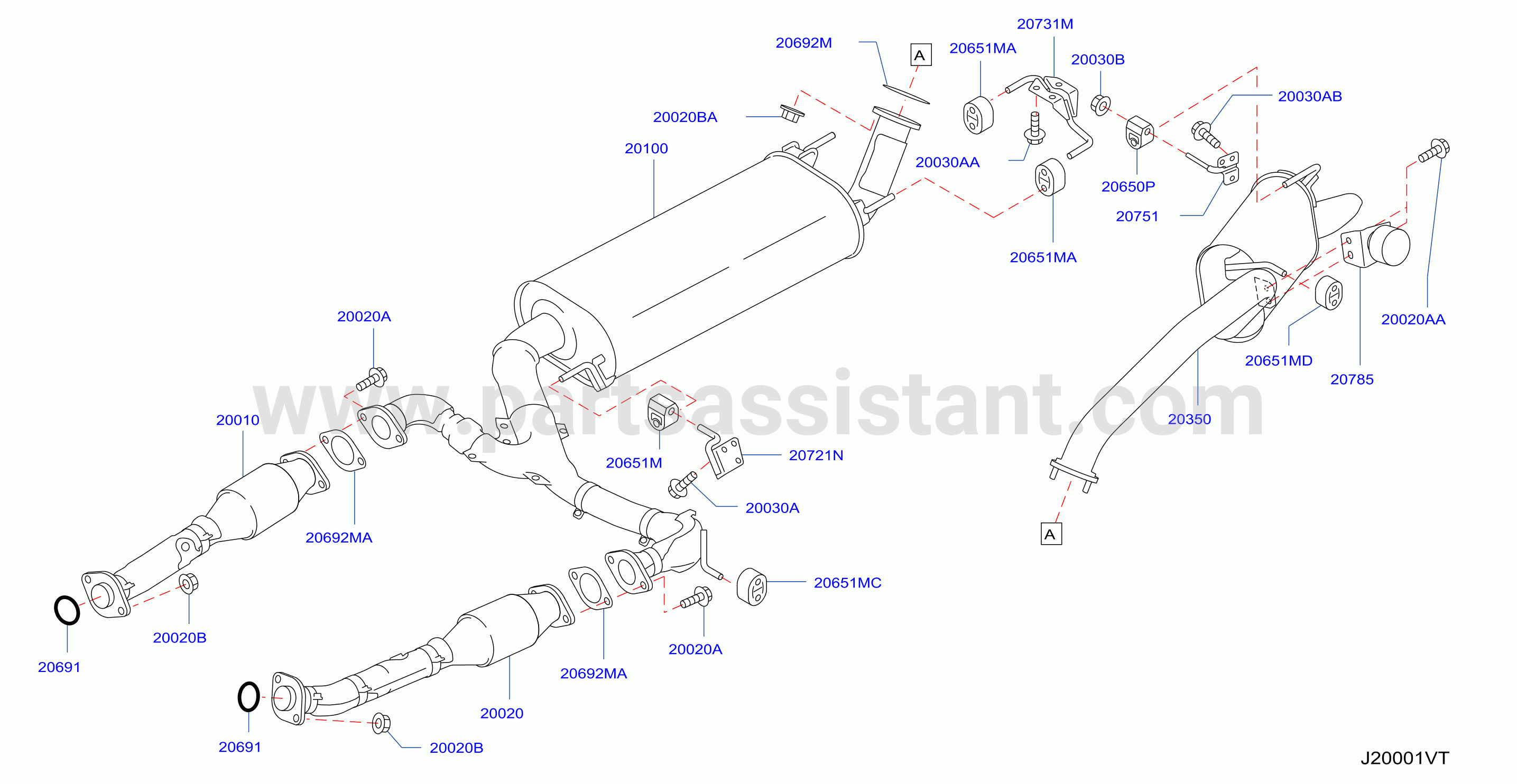 Exhaust Tube Muffler F / Gcc Gom 6Mt Gcc 5At