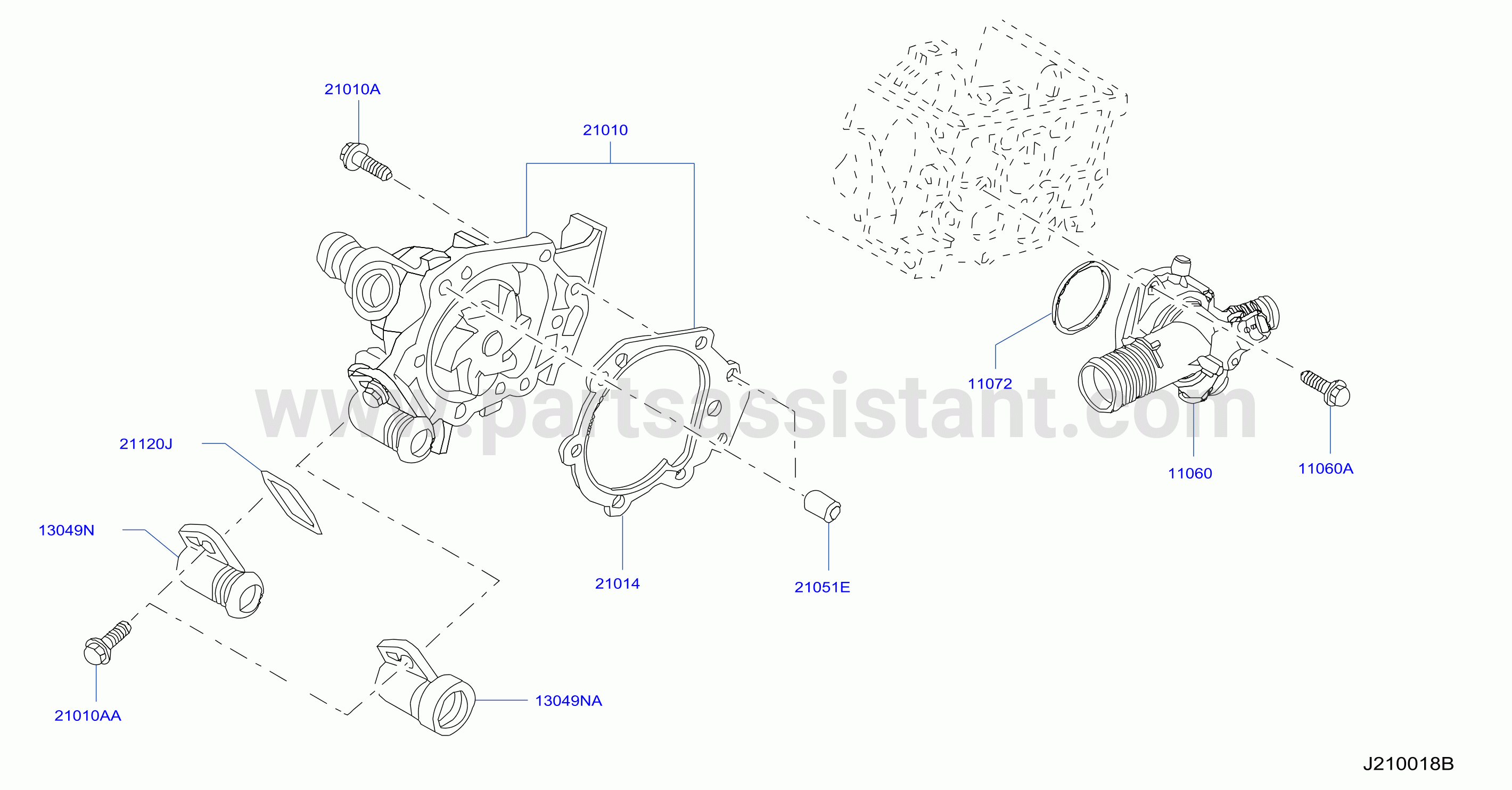 Water Pump Cooling Fan Thermostat Water Pump