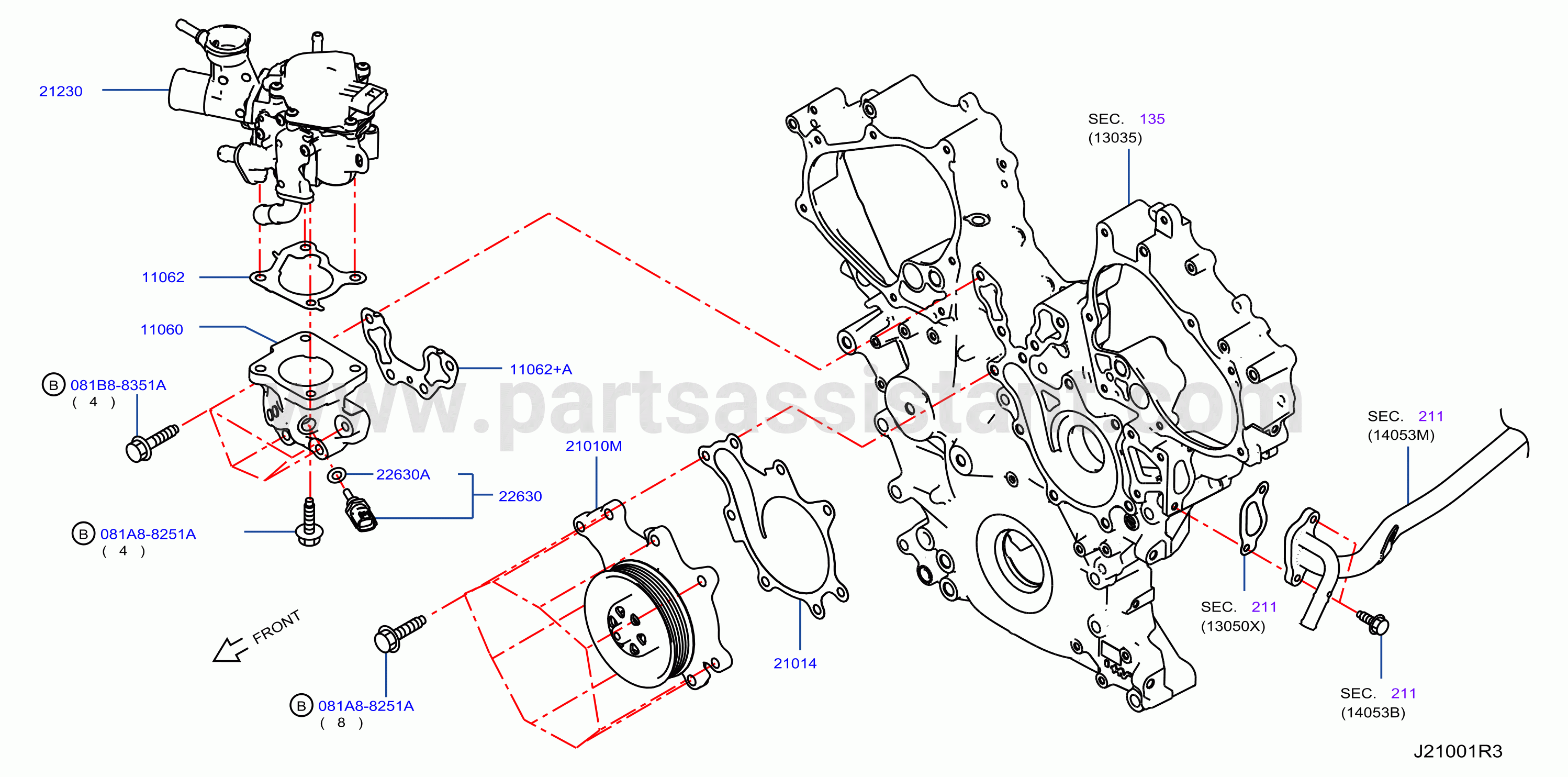 Water Pump Cooling Fan Thermostat