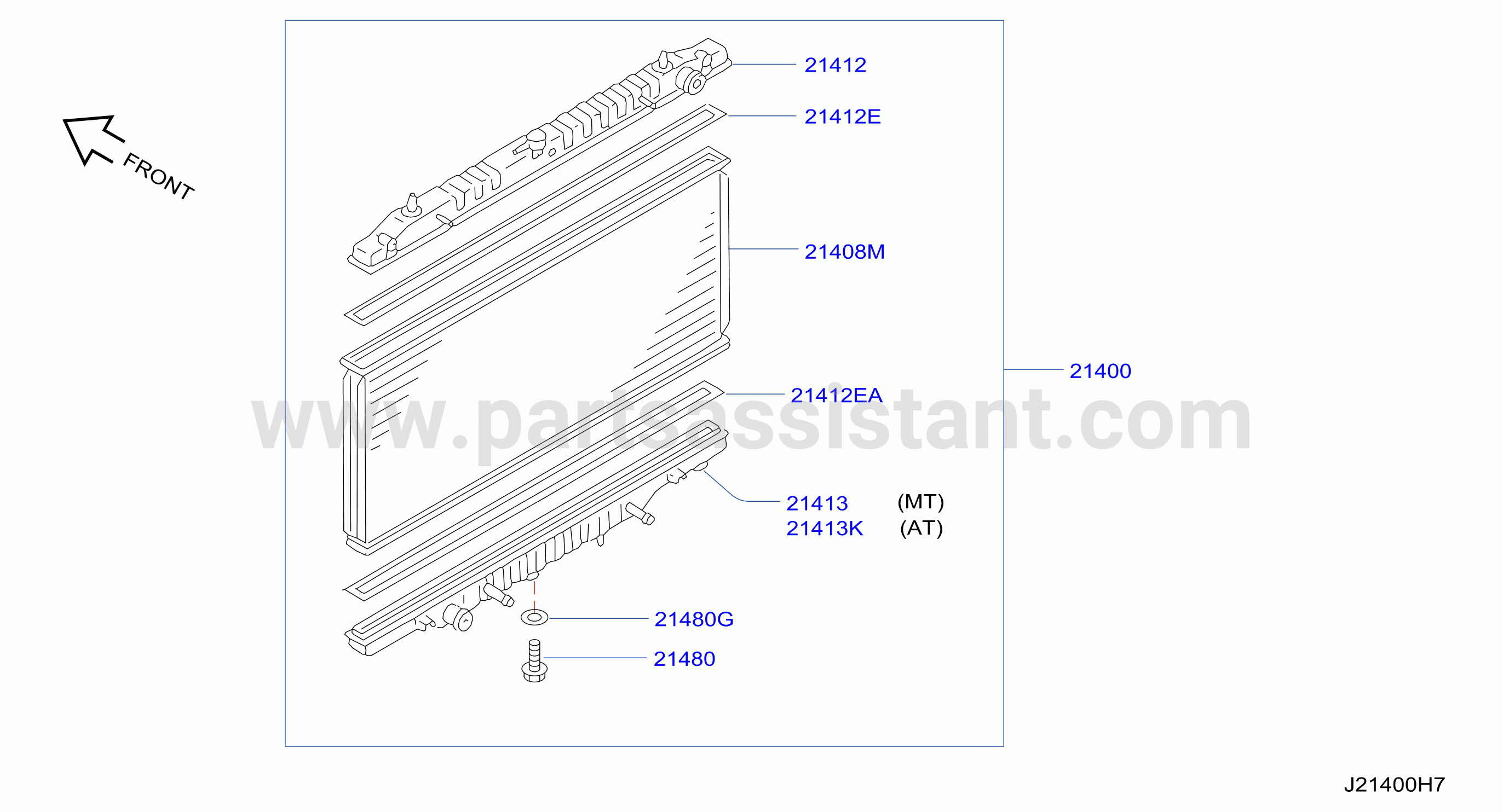 Radiator Shroud Inverter Cooling Radiator