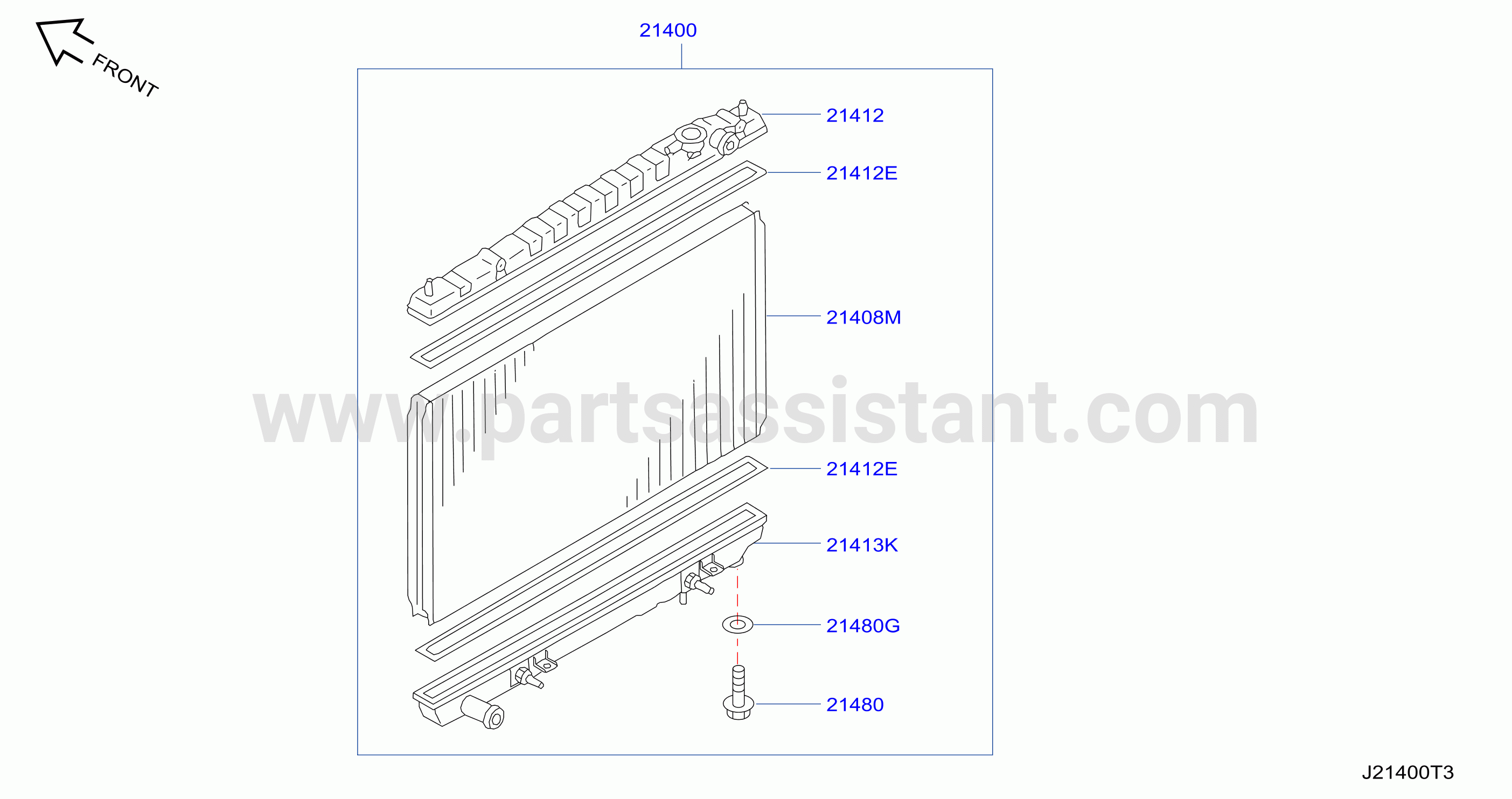 Radiator Shroud Inverter Cooling Radiator