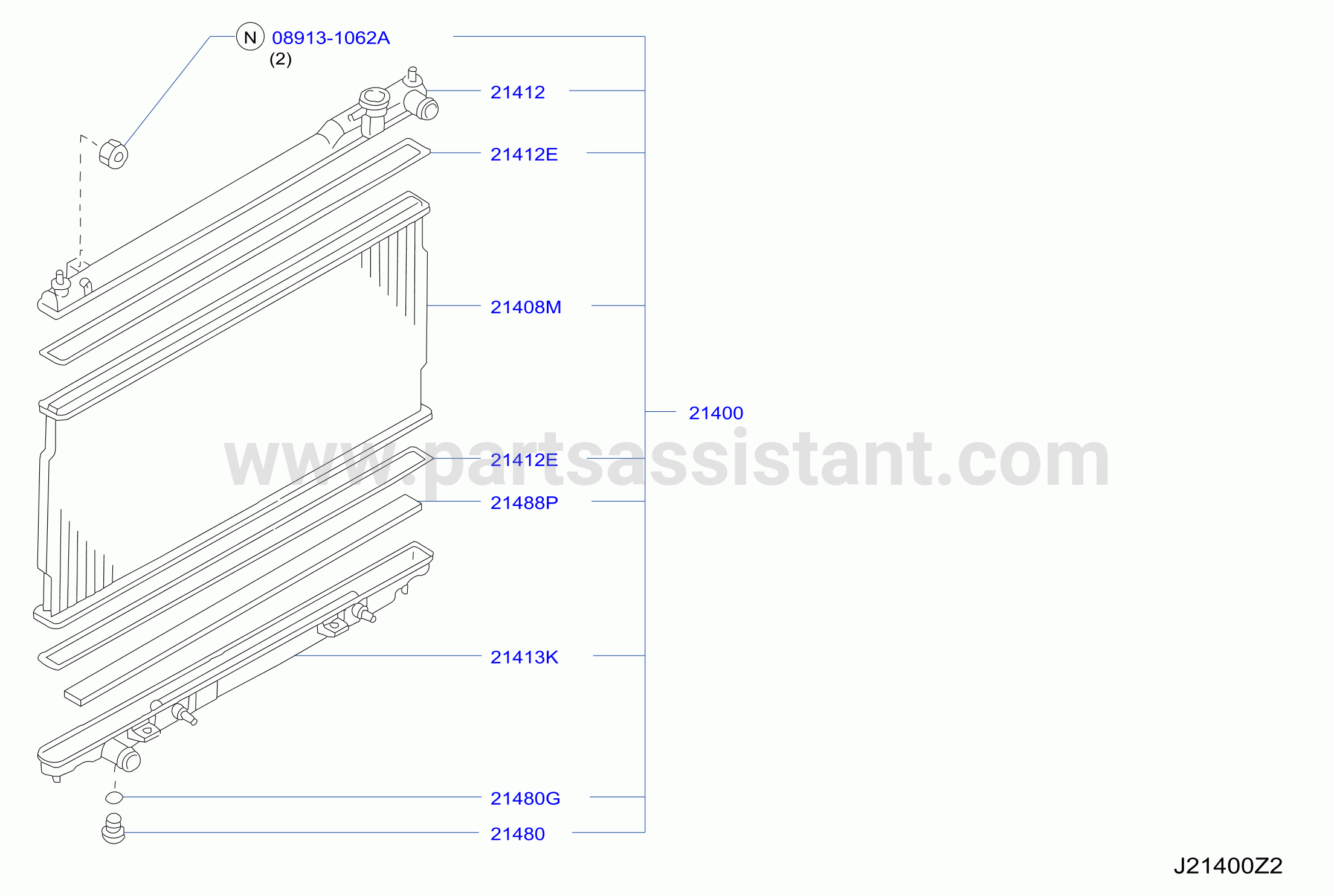 Radiator Shroud Inverter Cooling Radiator