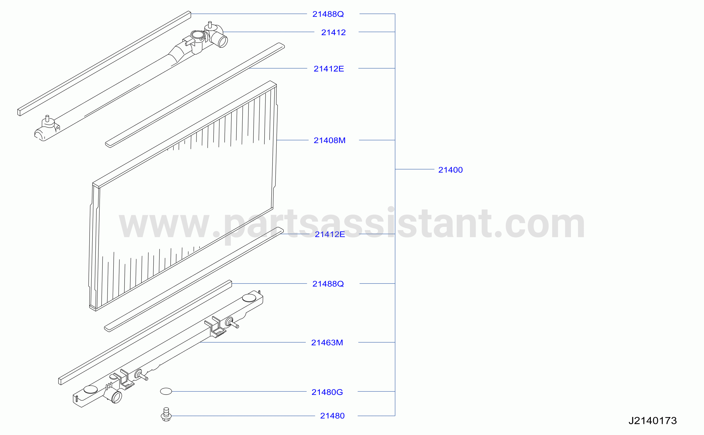 Radiator Shroud Inverter Cooling Radiator