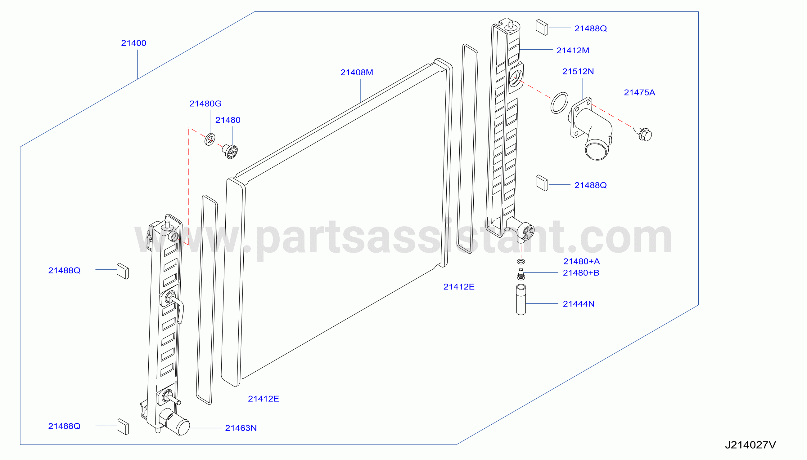 Radiator Shroud Inverter Cooling Radiator