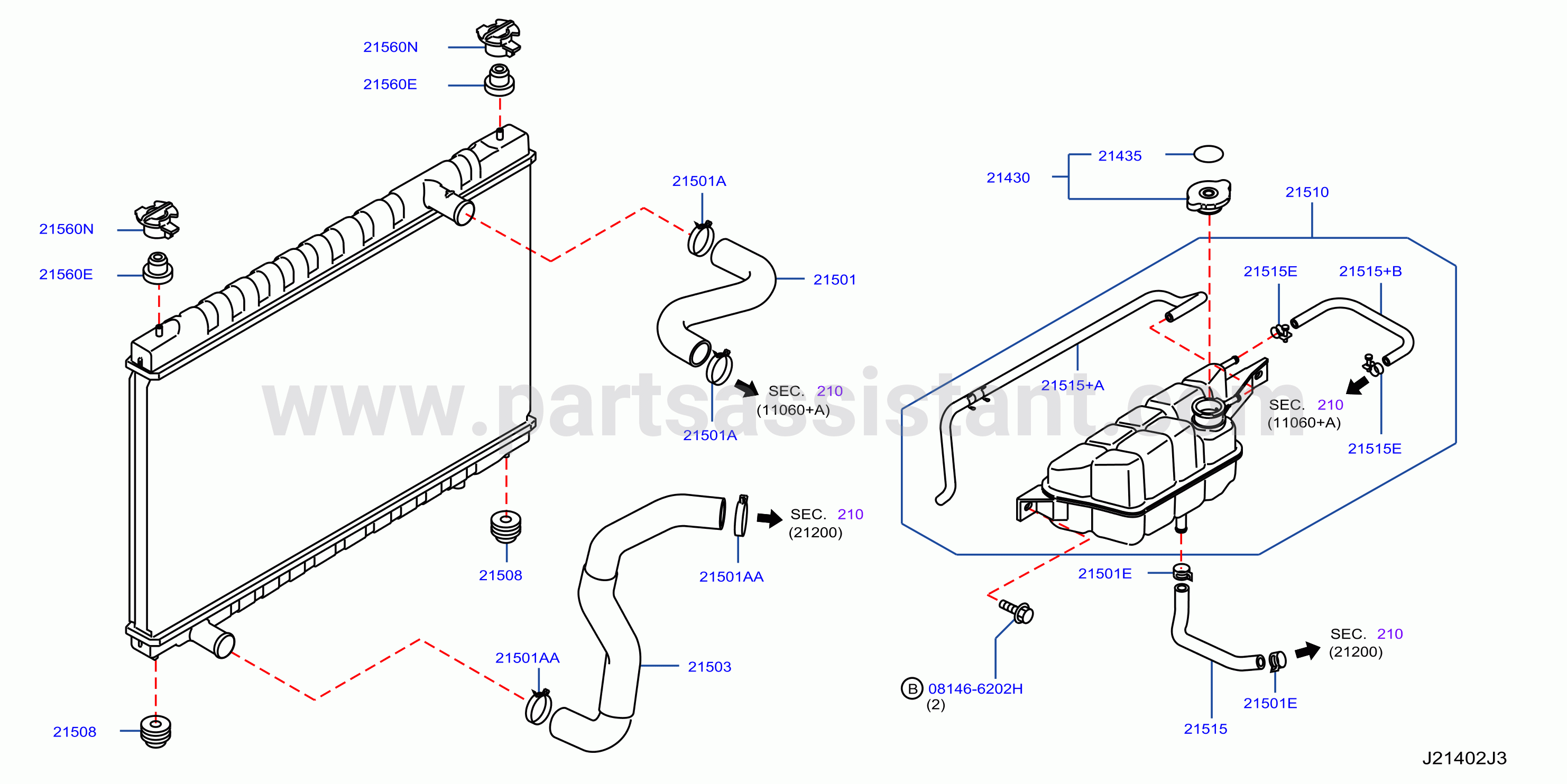 Radiator Shroud Inverter Cooling Fitting Parts