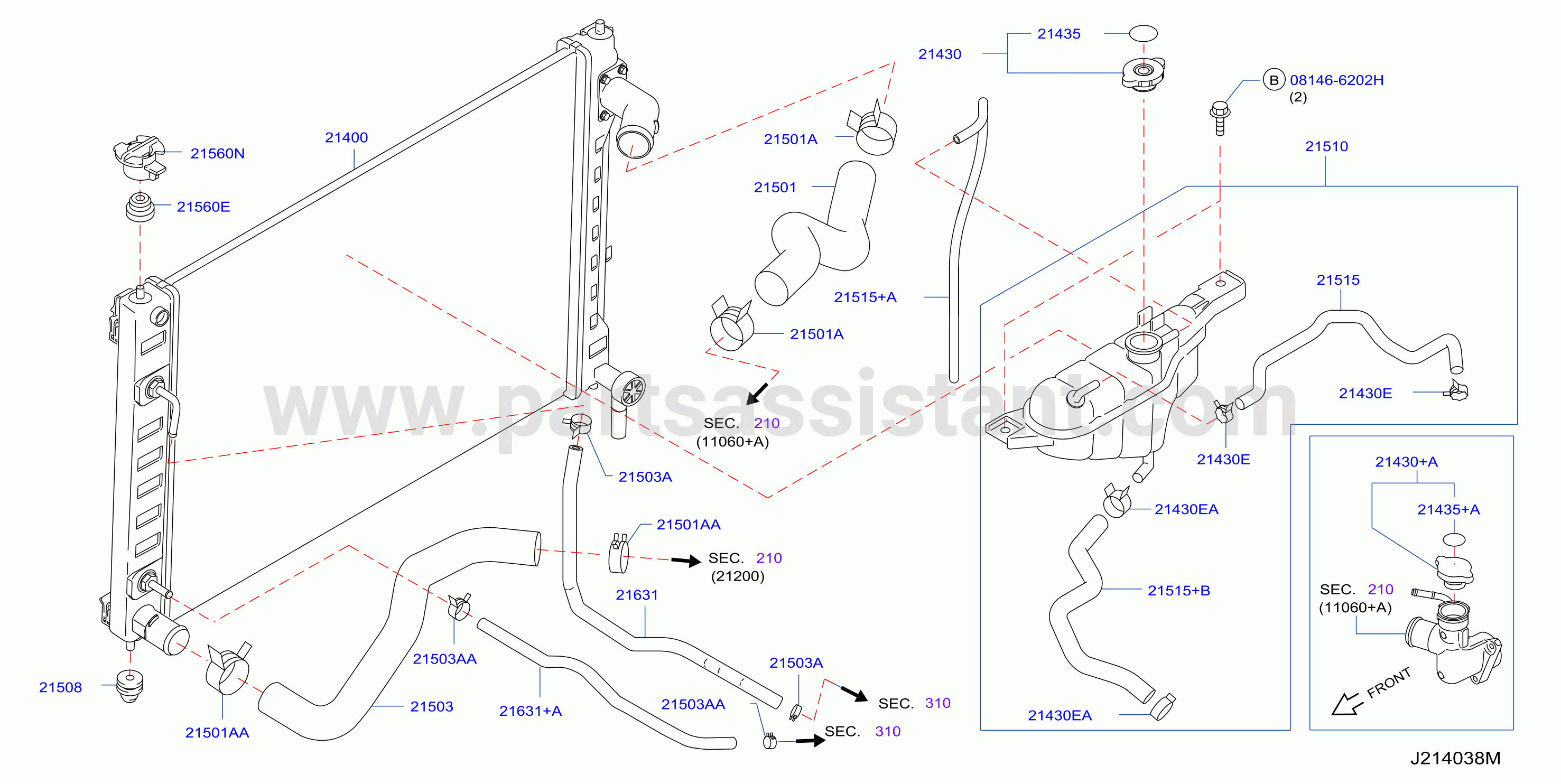 Radiator Shroud Inverter Cooling Fitting Parts