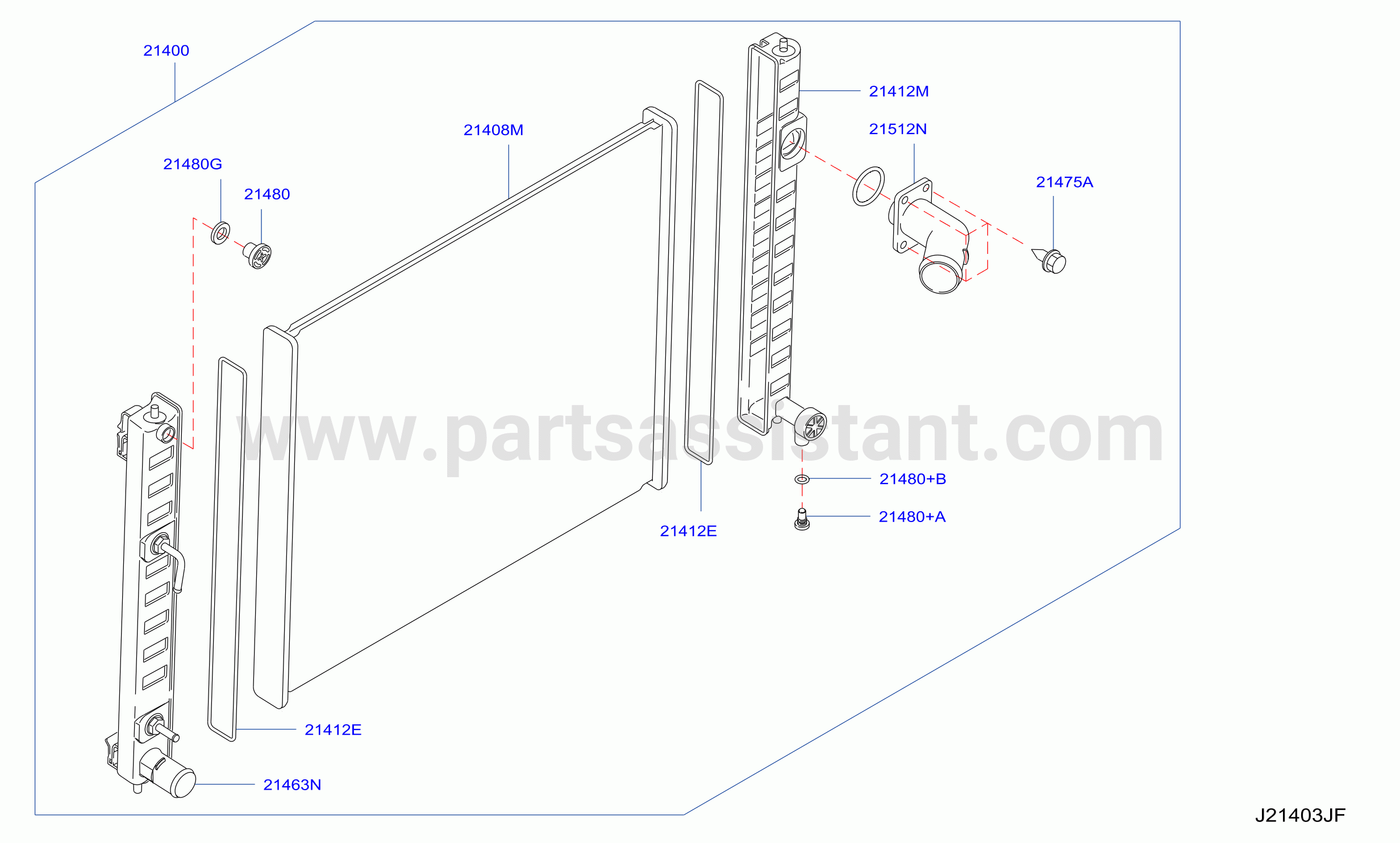 Radiator Shroud Inverter Cooling Radiator