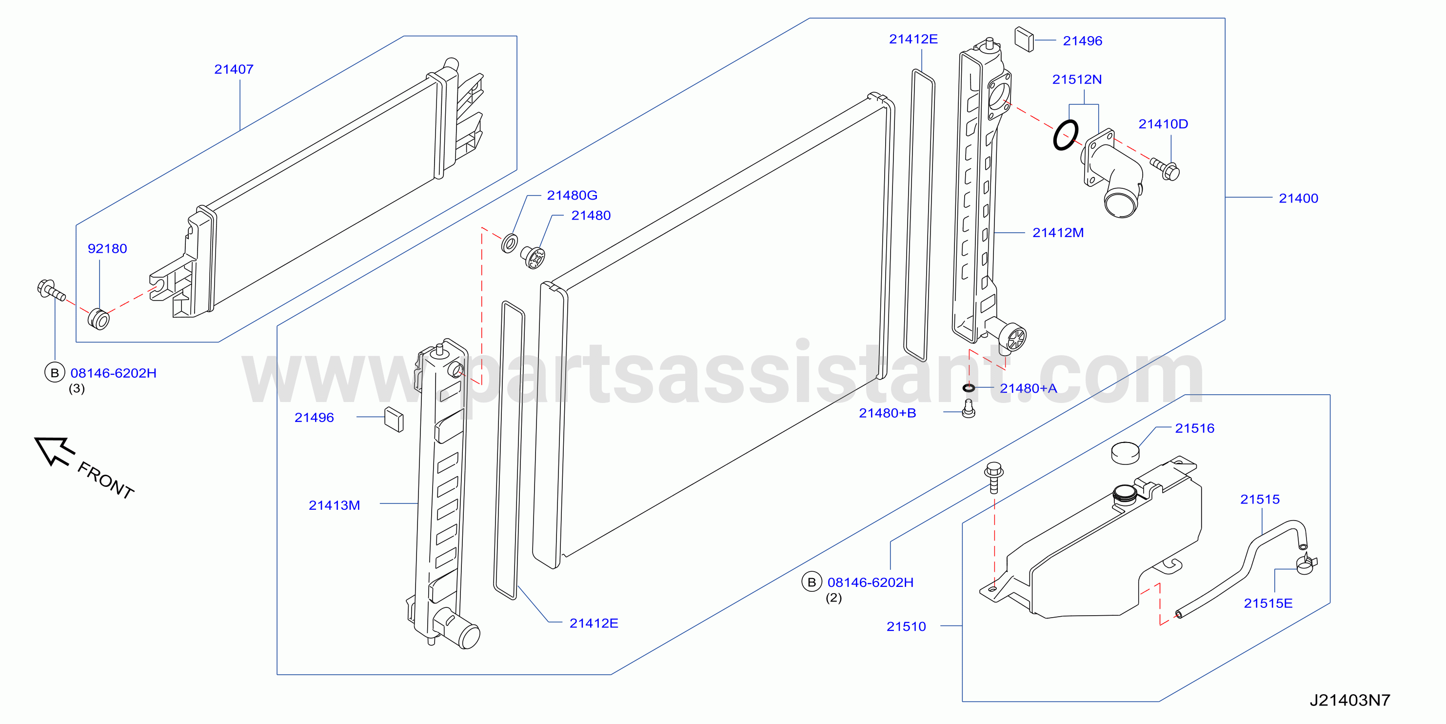 Radiator Shroud Inverter Cooling Radiator