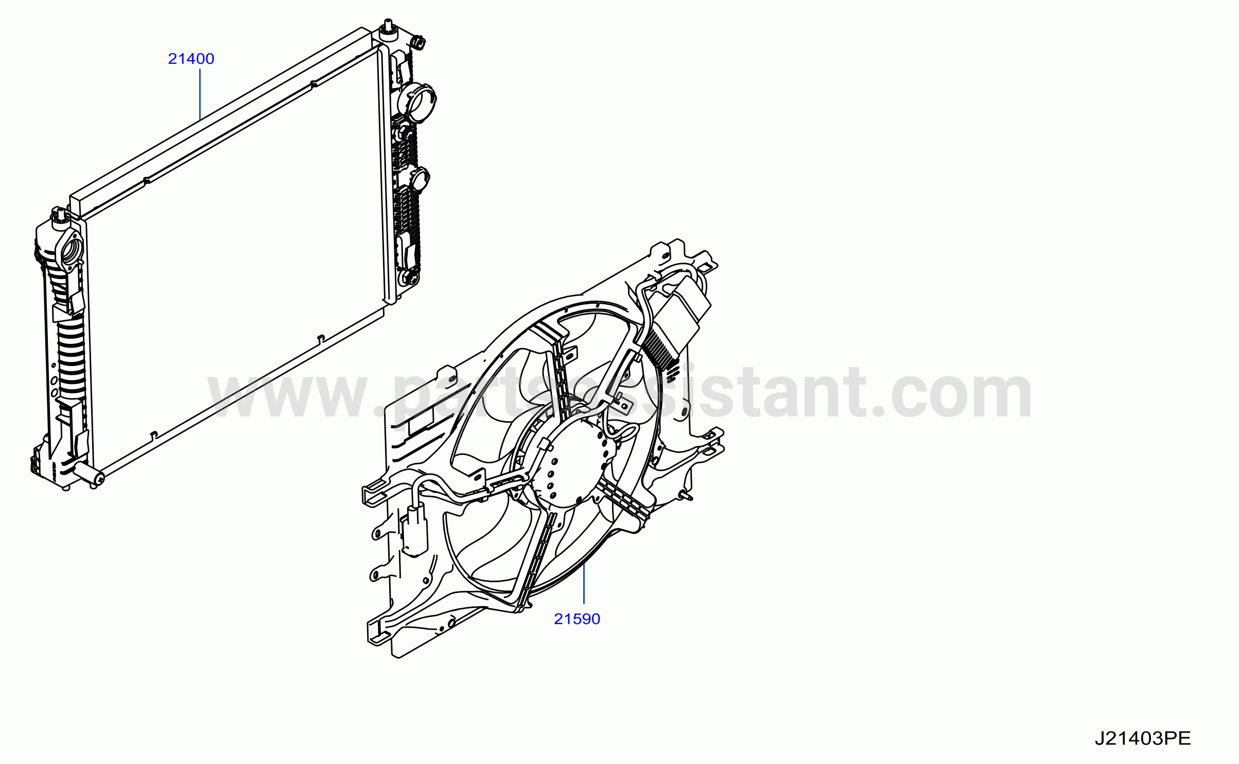 Radiator Shroud Inverter Cooling Shroud