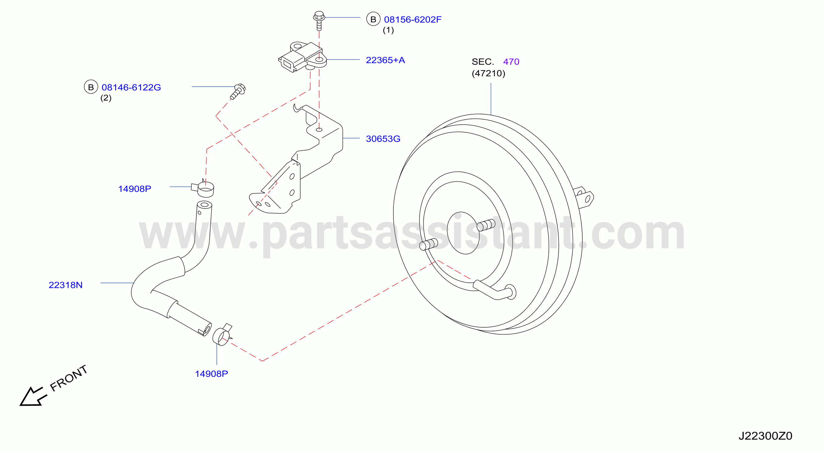 Engine Control Vacuum Piping Vac Piping