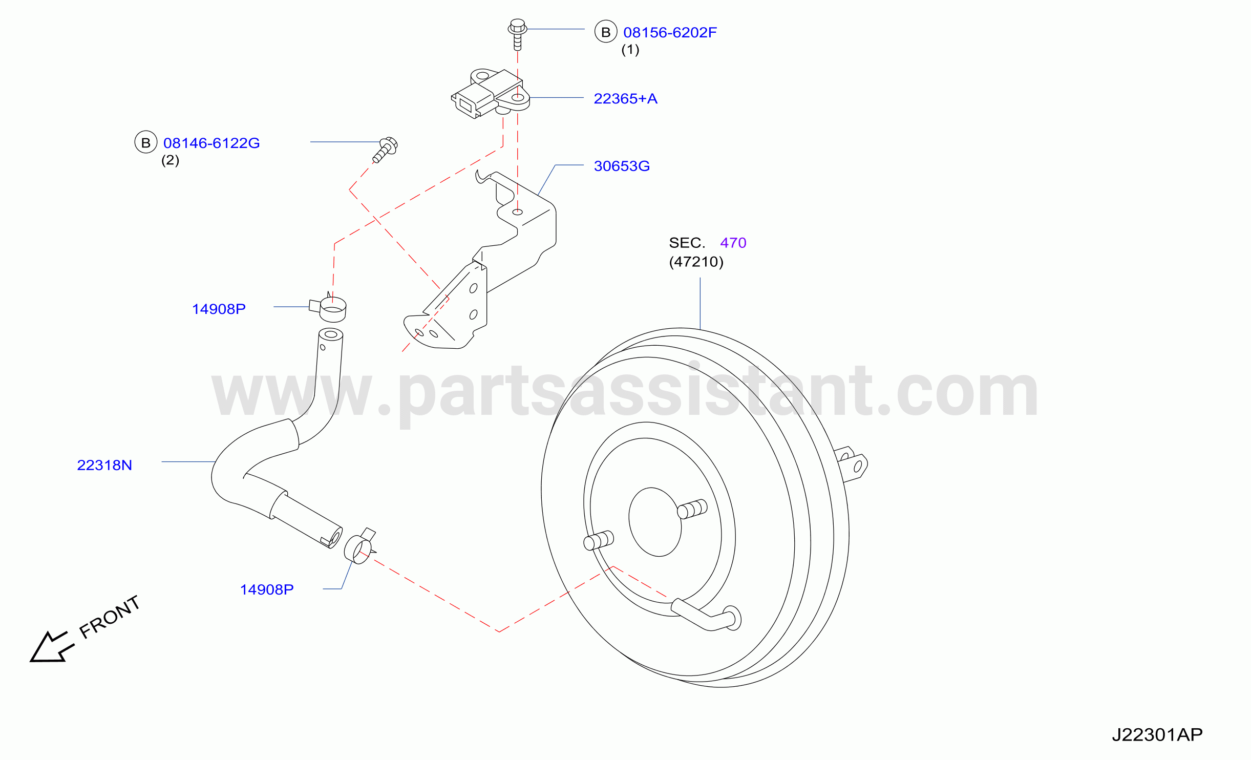 Engine Control Vacuum Piping Vac Piping