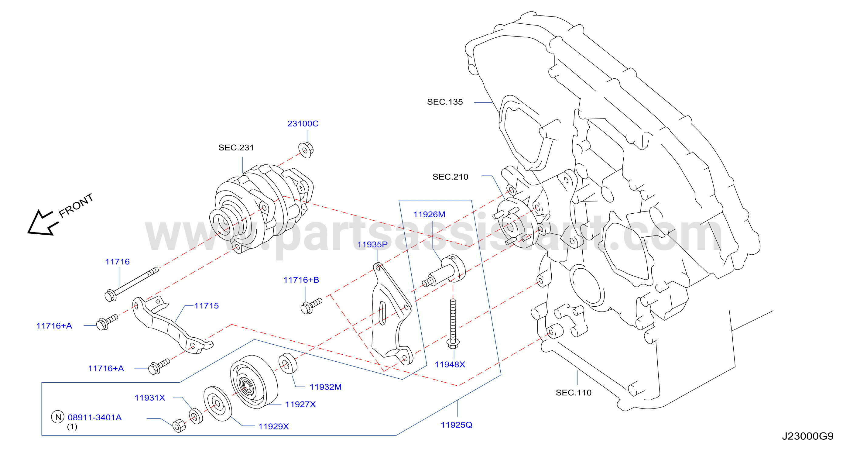 Alternator Fitting