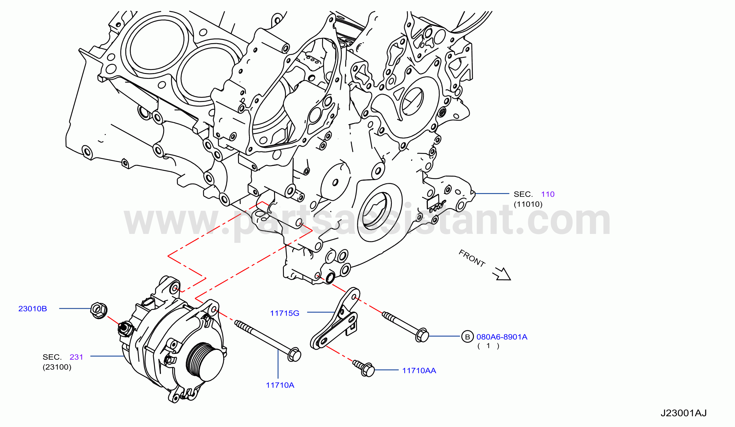 Alternator Fitting