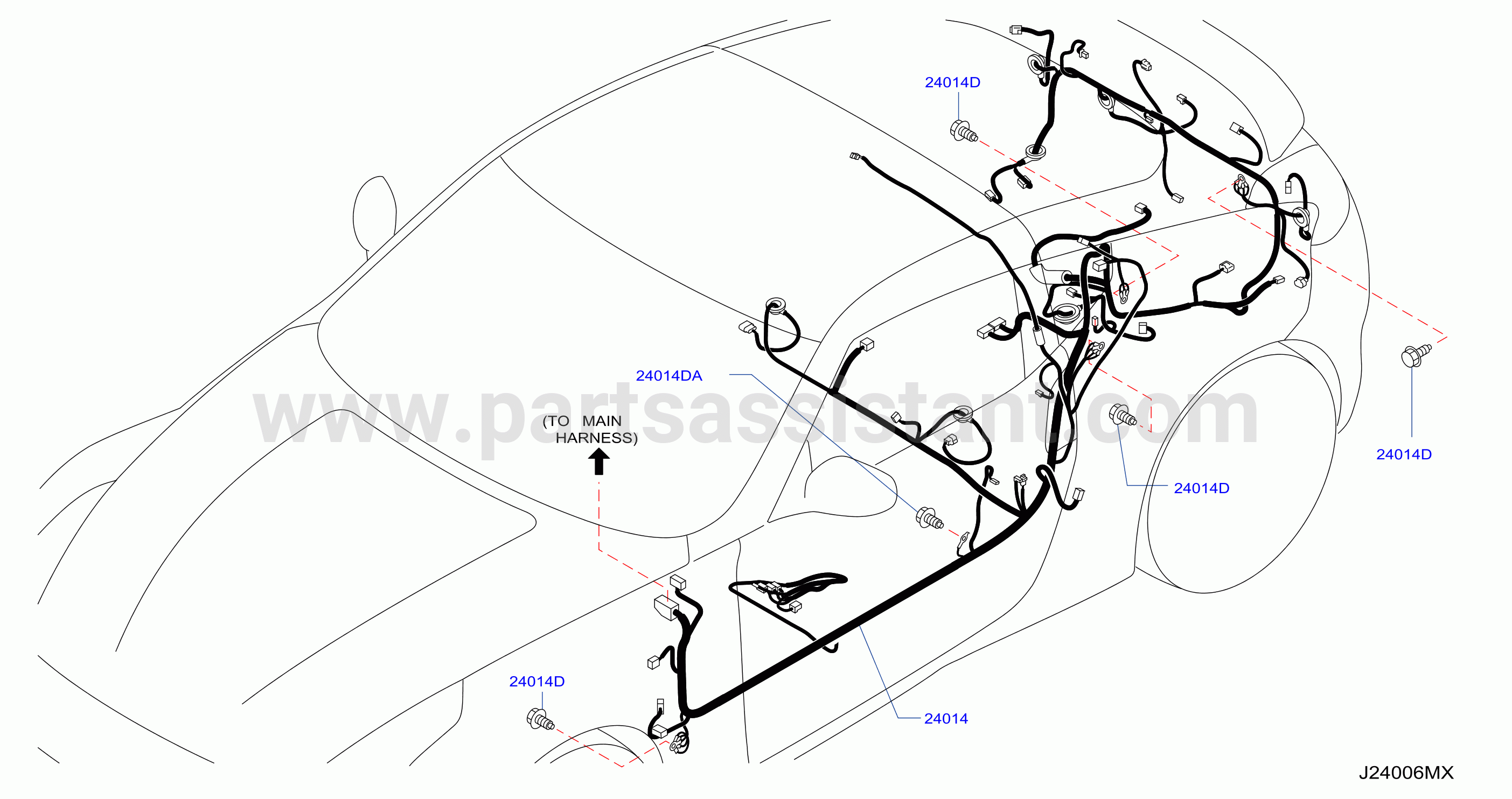 Wiring Body Harn Lh