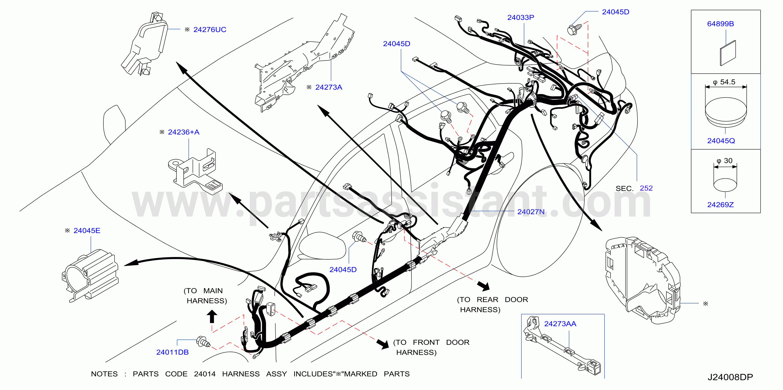 Wiring Body Harn Lh