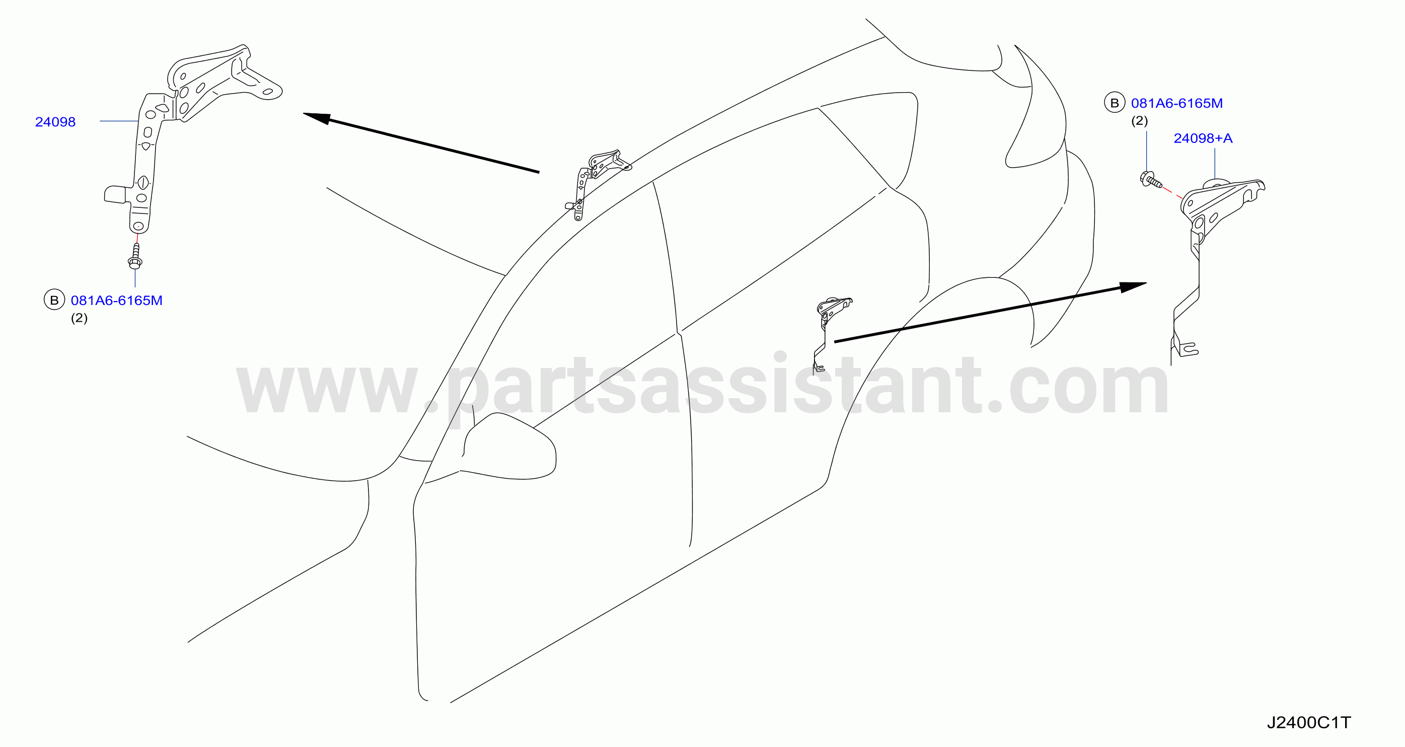 Wiring Brkt Wheel House Rr Inr