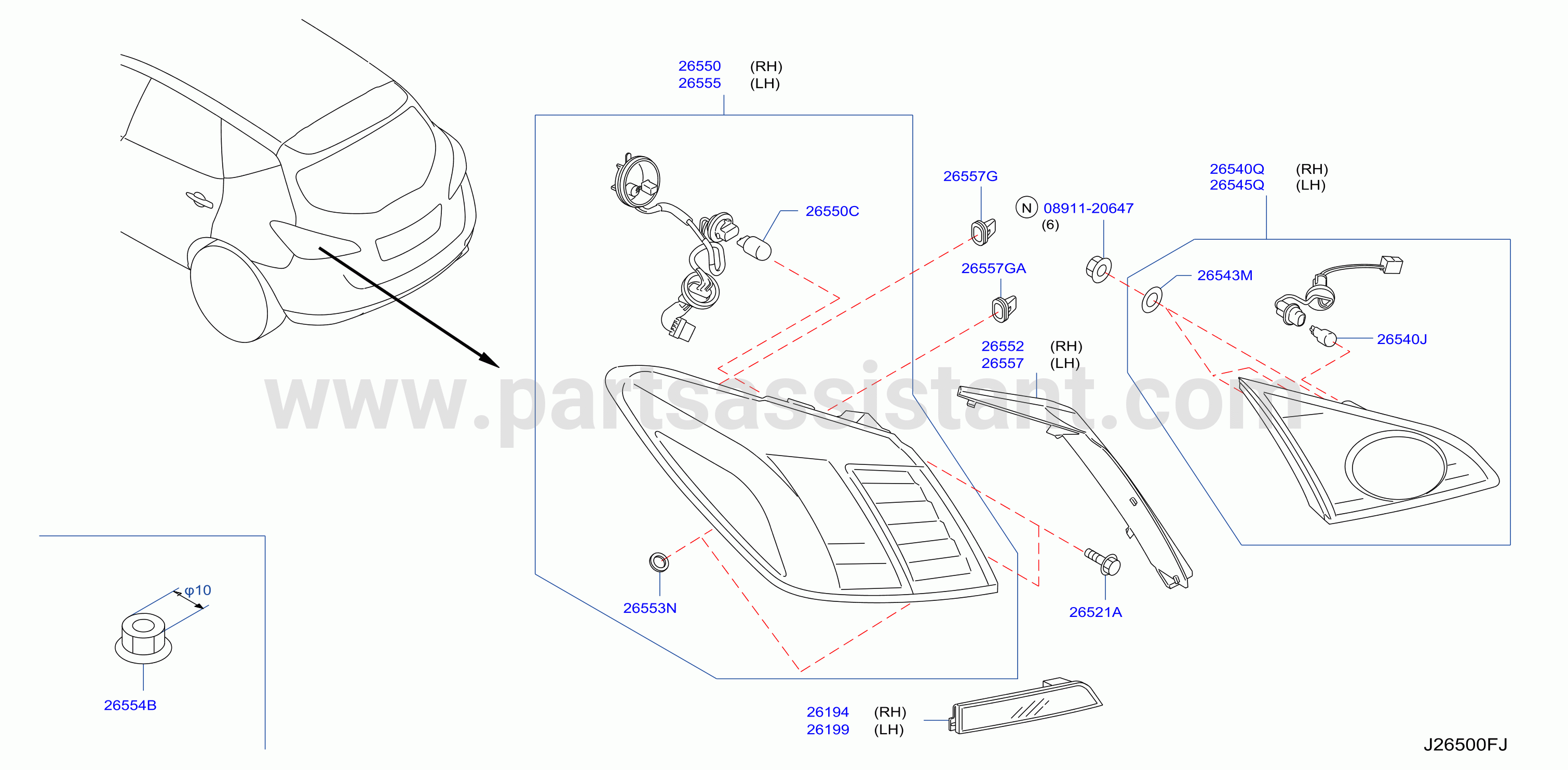 Rear Combination Lamp Twn Gcc