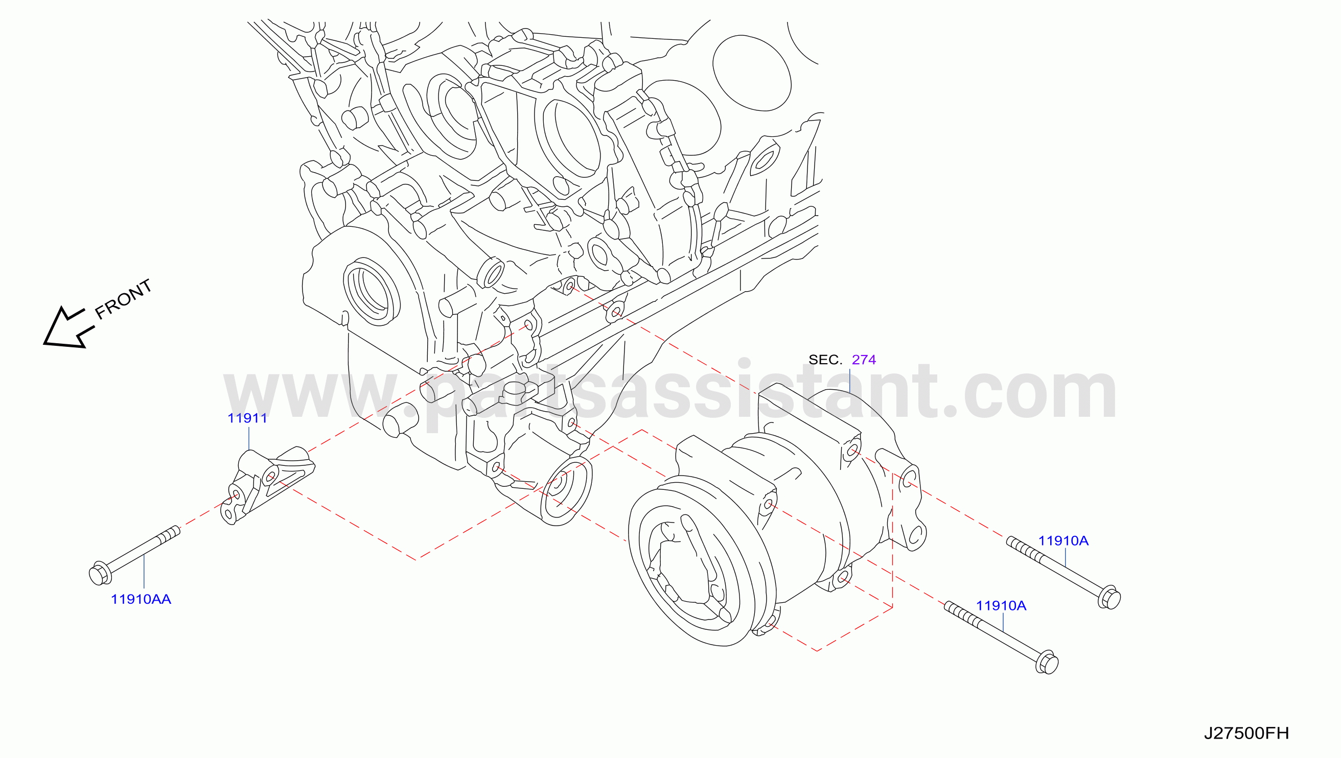 Compressor Mounting Fitting