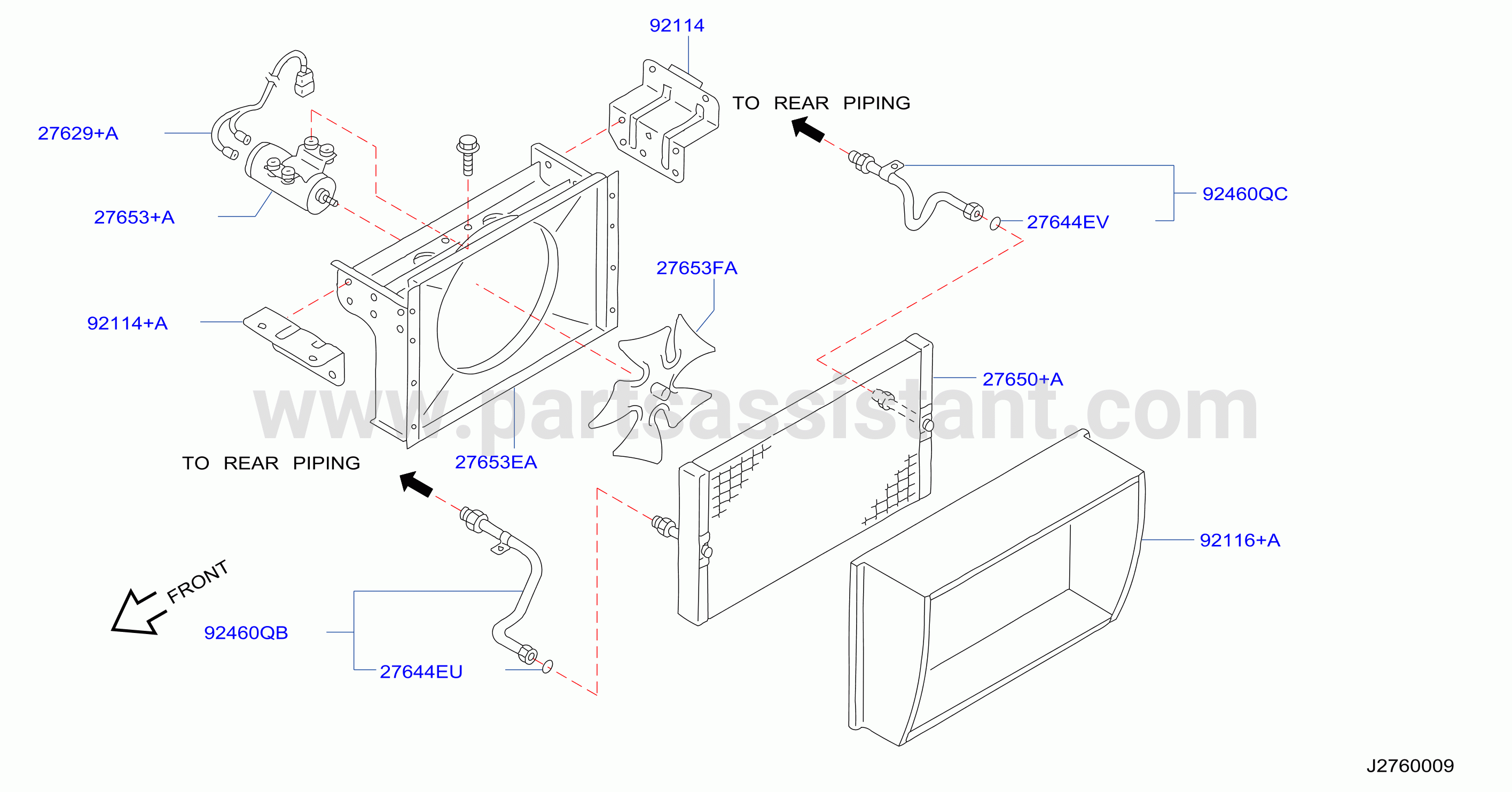 Condenser Liquid Tank Piping Condensor Lh